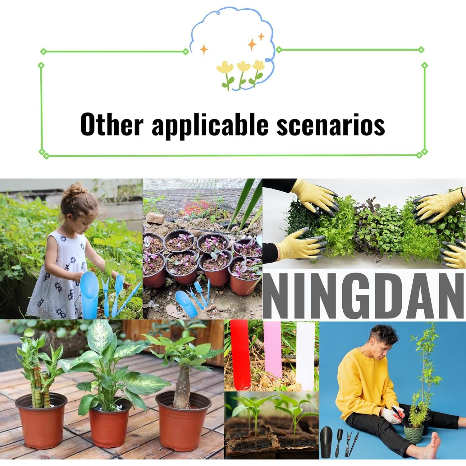 Kits de Herramientas de Jardín NINGDAN para Suculentas 4 Pcs