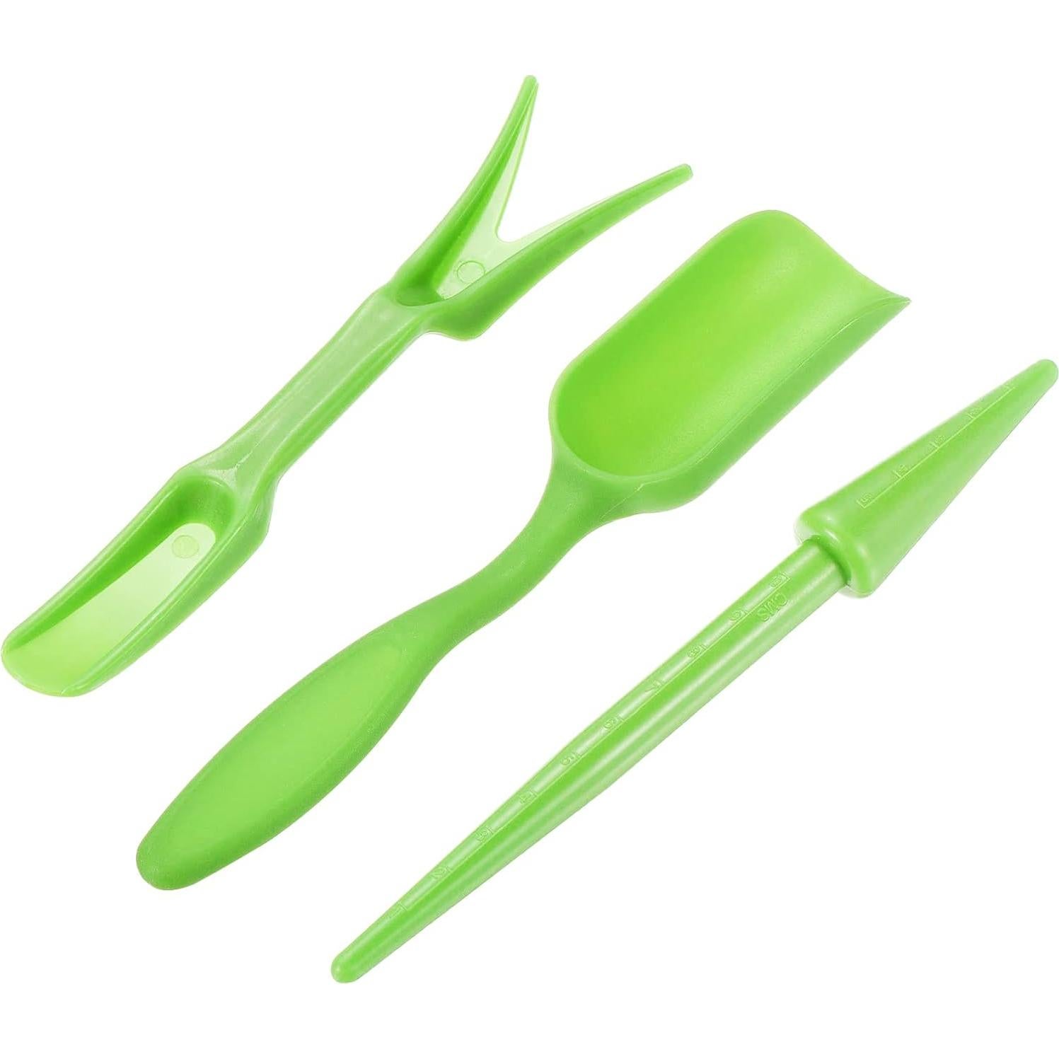 Pala de Jardín MECCANIXITY Verde - Kit de Herramientas para Suculentas