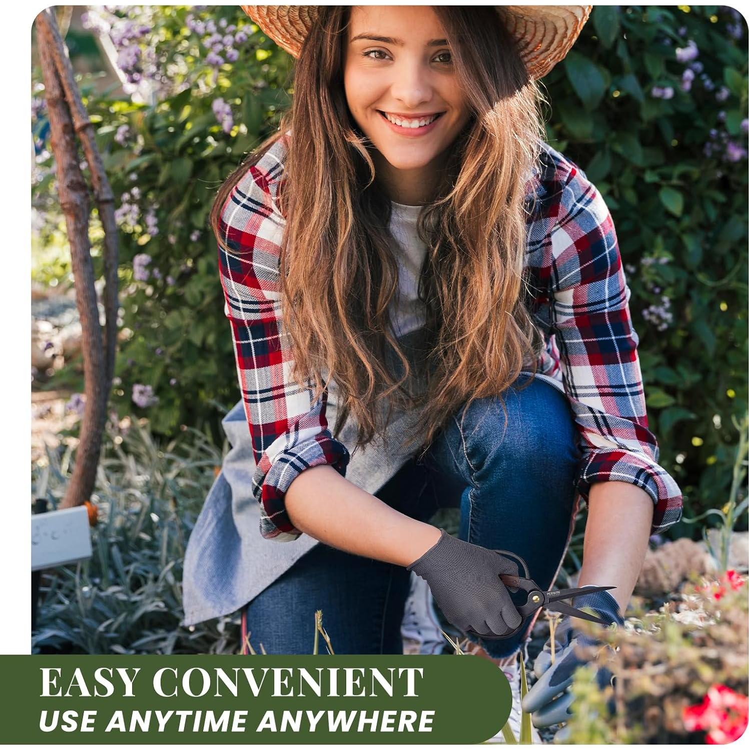 Tijeras de Jardinería PERWIN 9.5cm y 5.5cm Acero Inoxidable