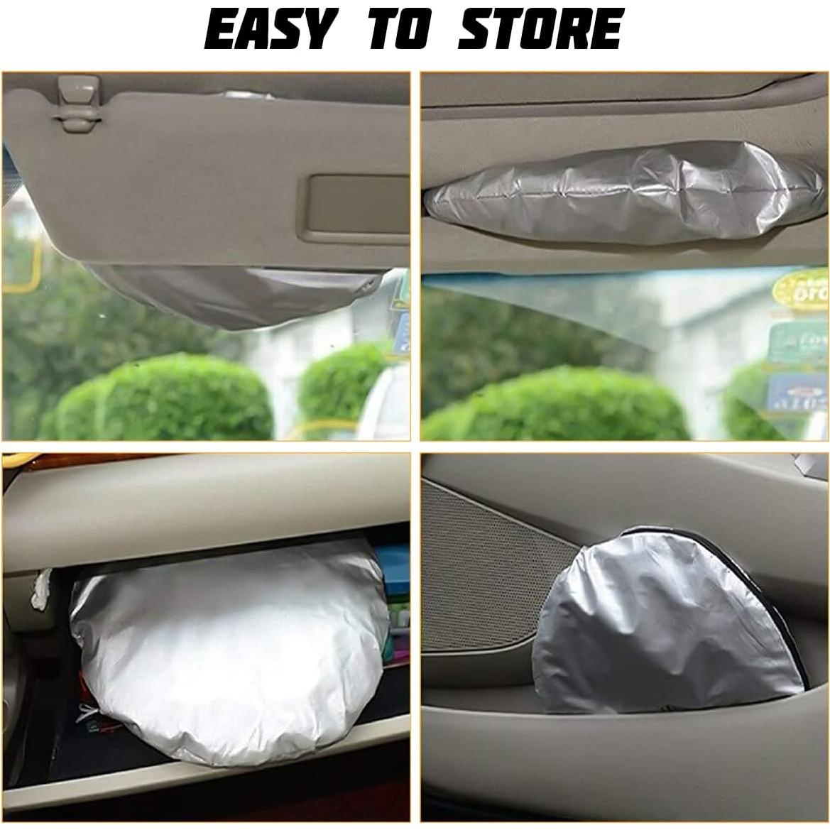 Set de 6 Sombras de Ventana LoyaForba para Auto 151.1x70.1cm