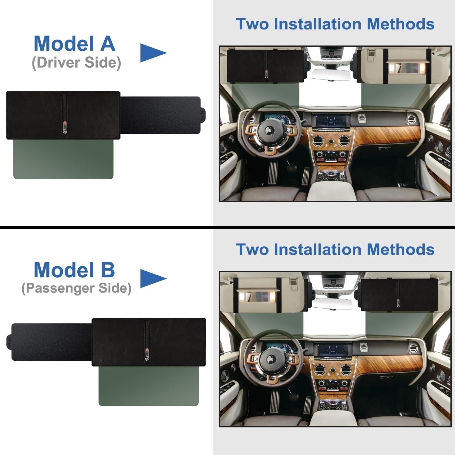 Visera Solar Polarizada Veharvim VH-SV04D UV400 Universal