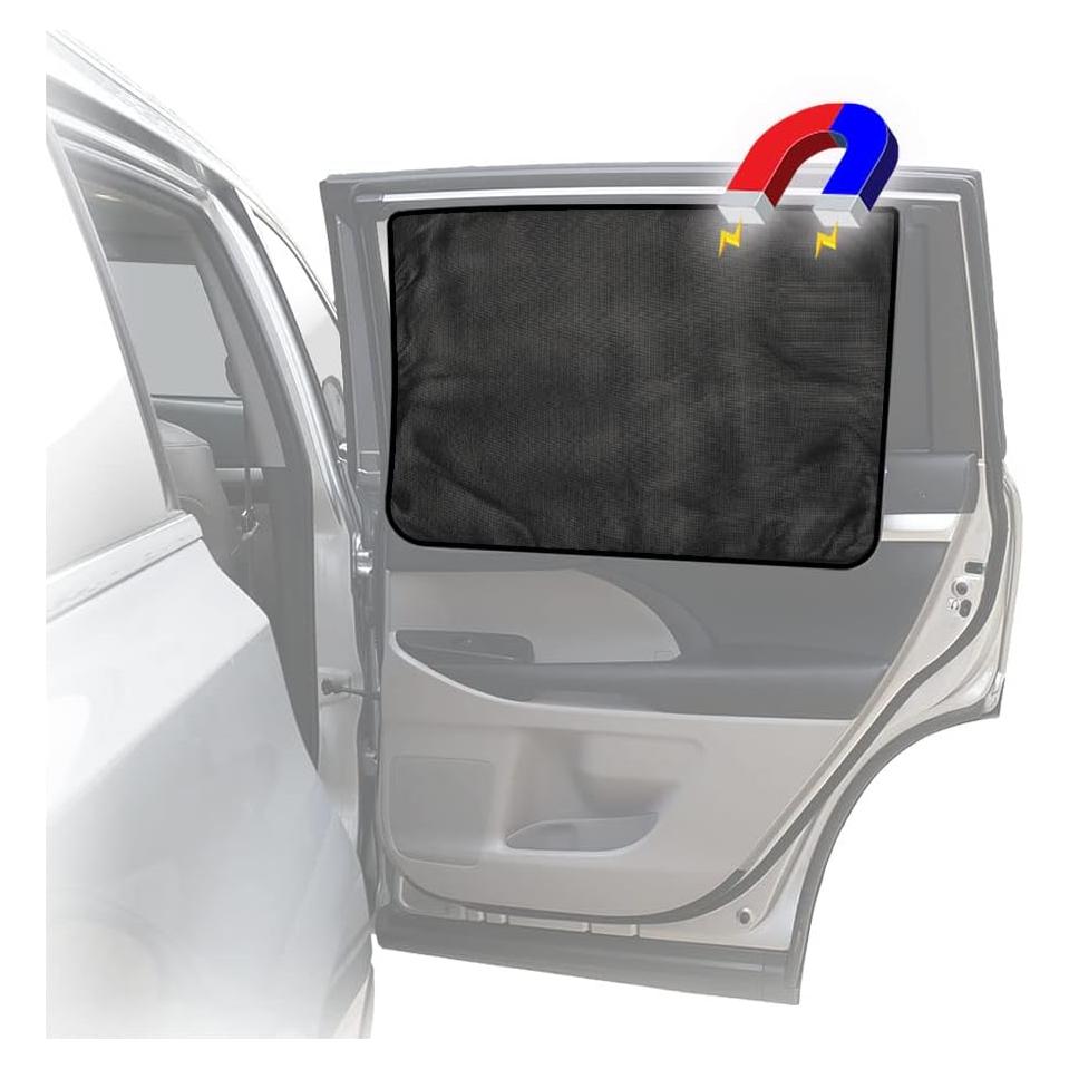 Cortina de Sombra Magnética ggomaART para Ventana Lateral Auto