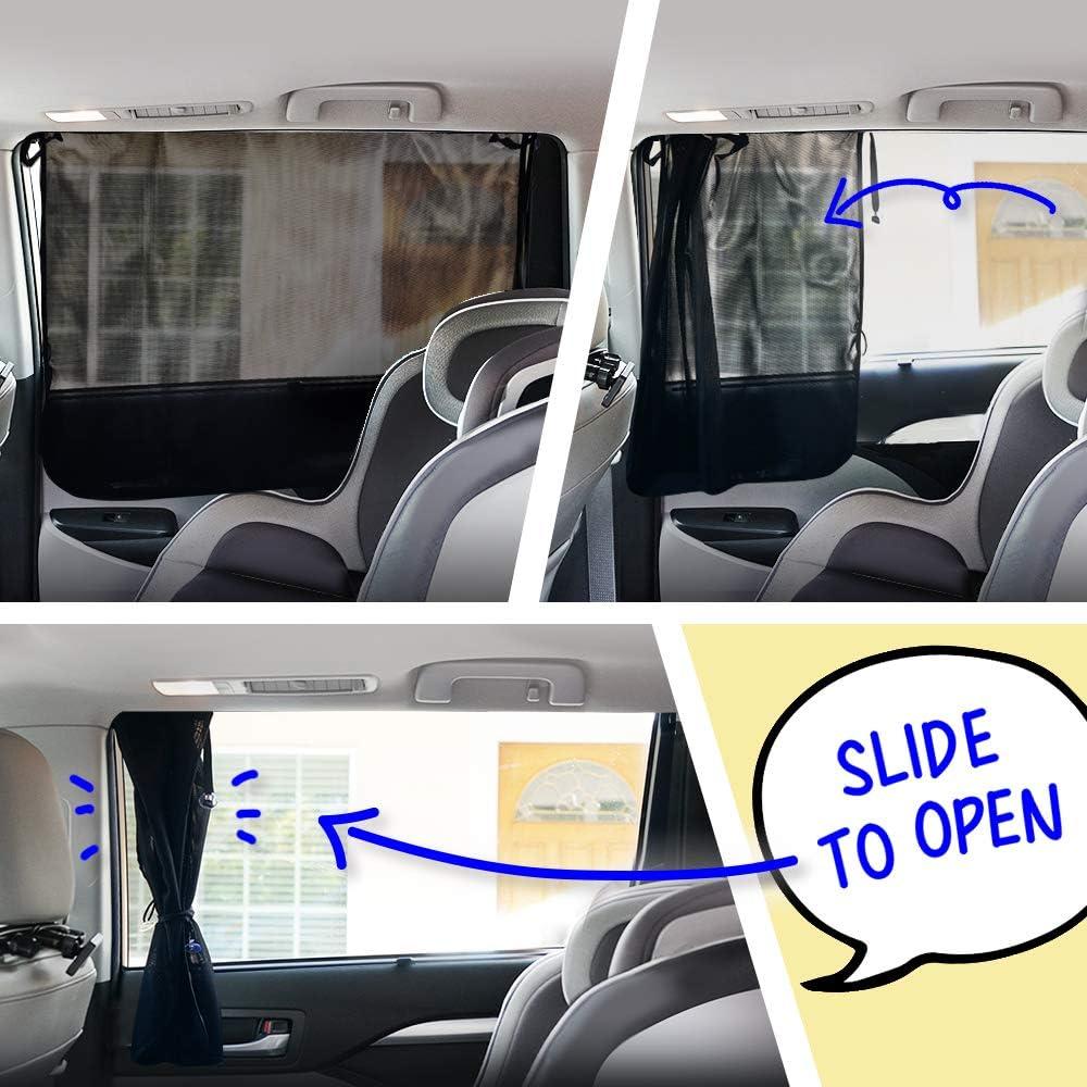 Cortina de Sombra Magnética ggomaART para Ventana Lateral Auto