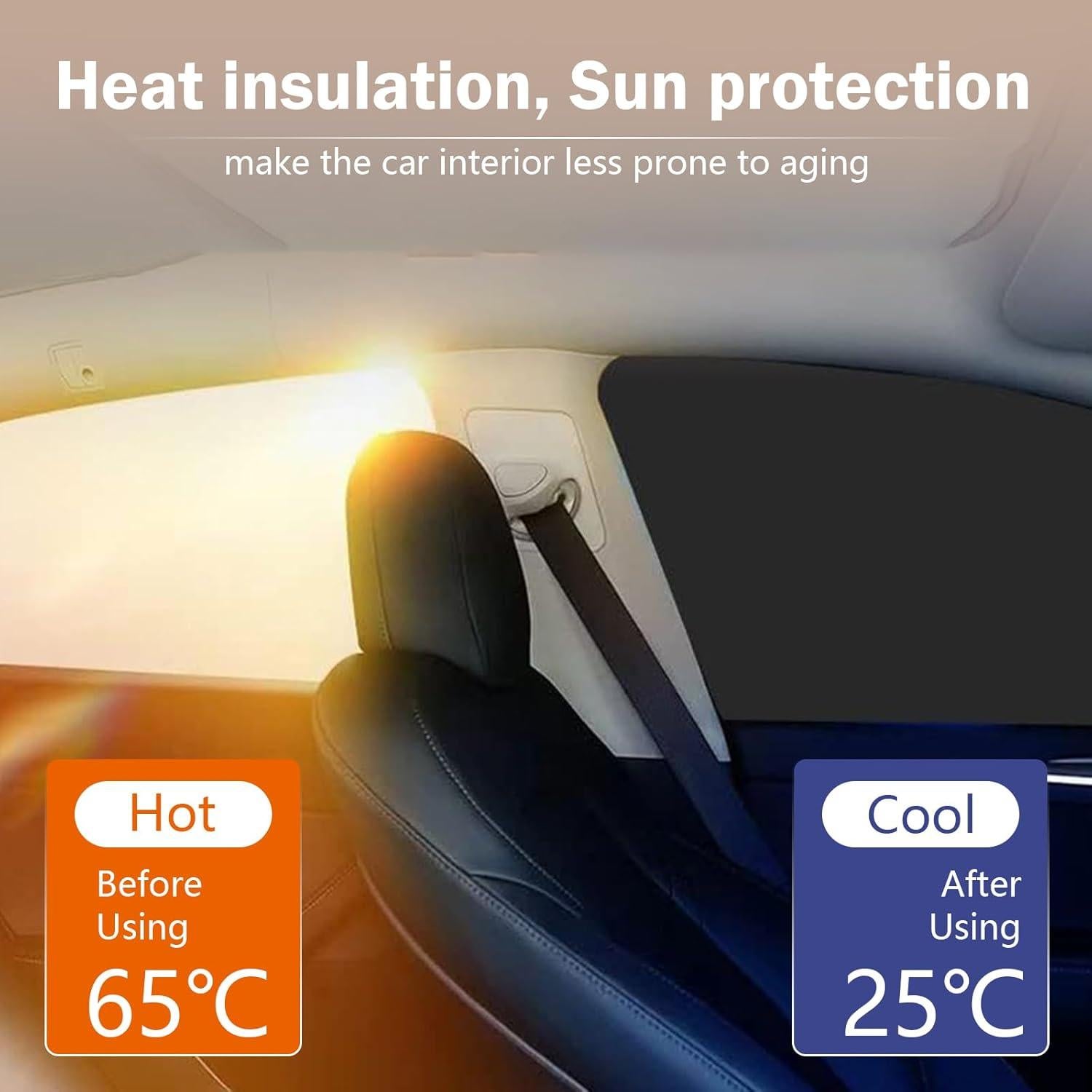 Sombrillas para Ventanas de Coche SLIMI 4 PCS Plata