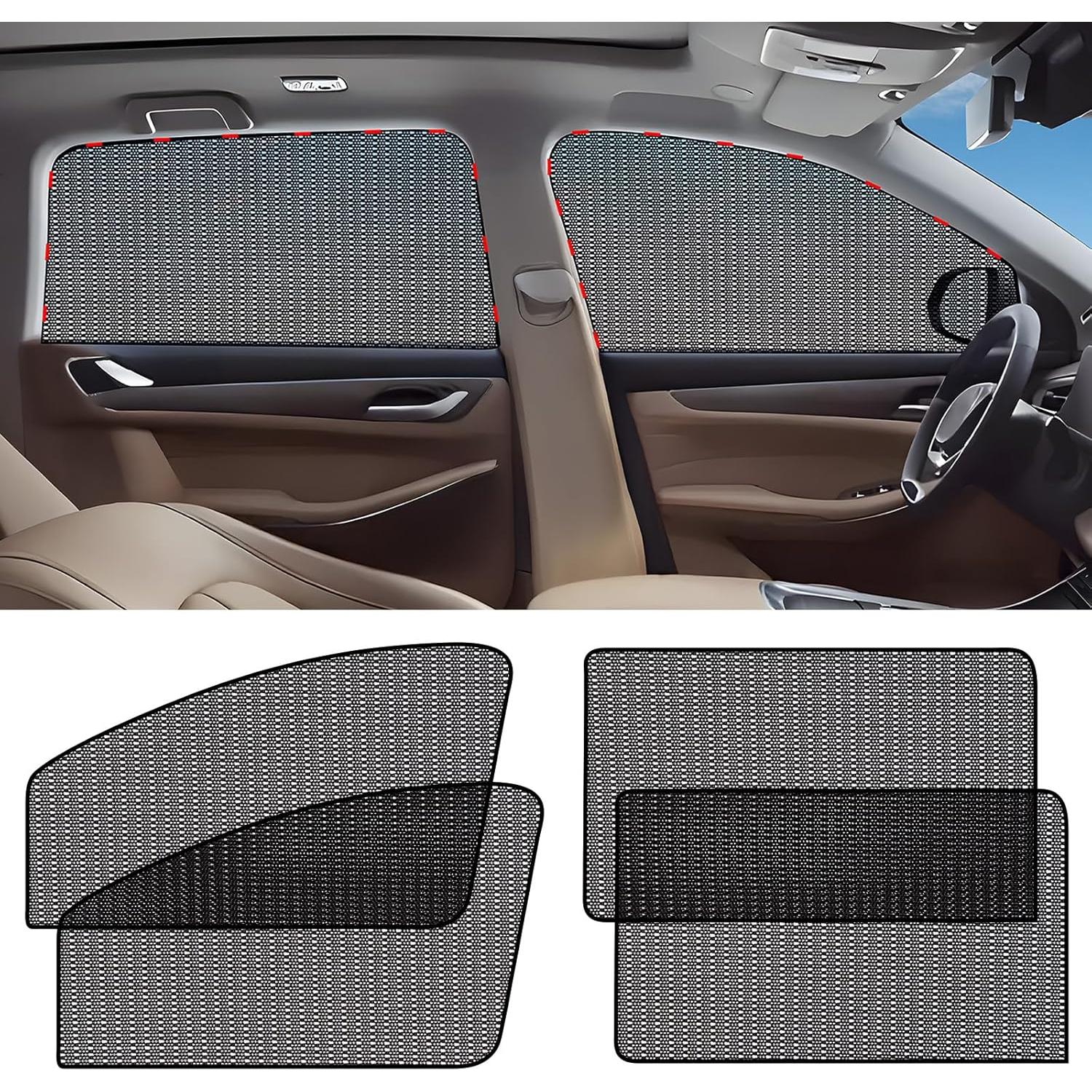 Sombrilla para Ventanas de Coche ZATOOTO - Protección UV y Malla