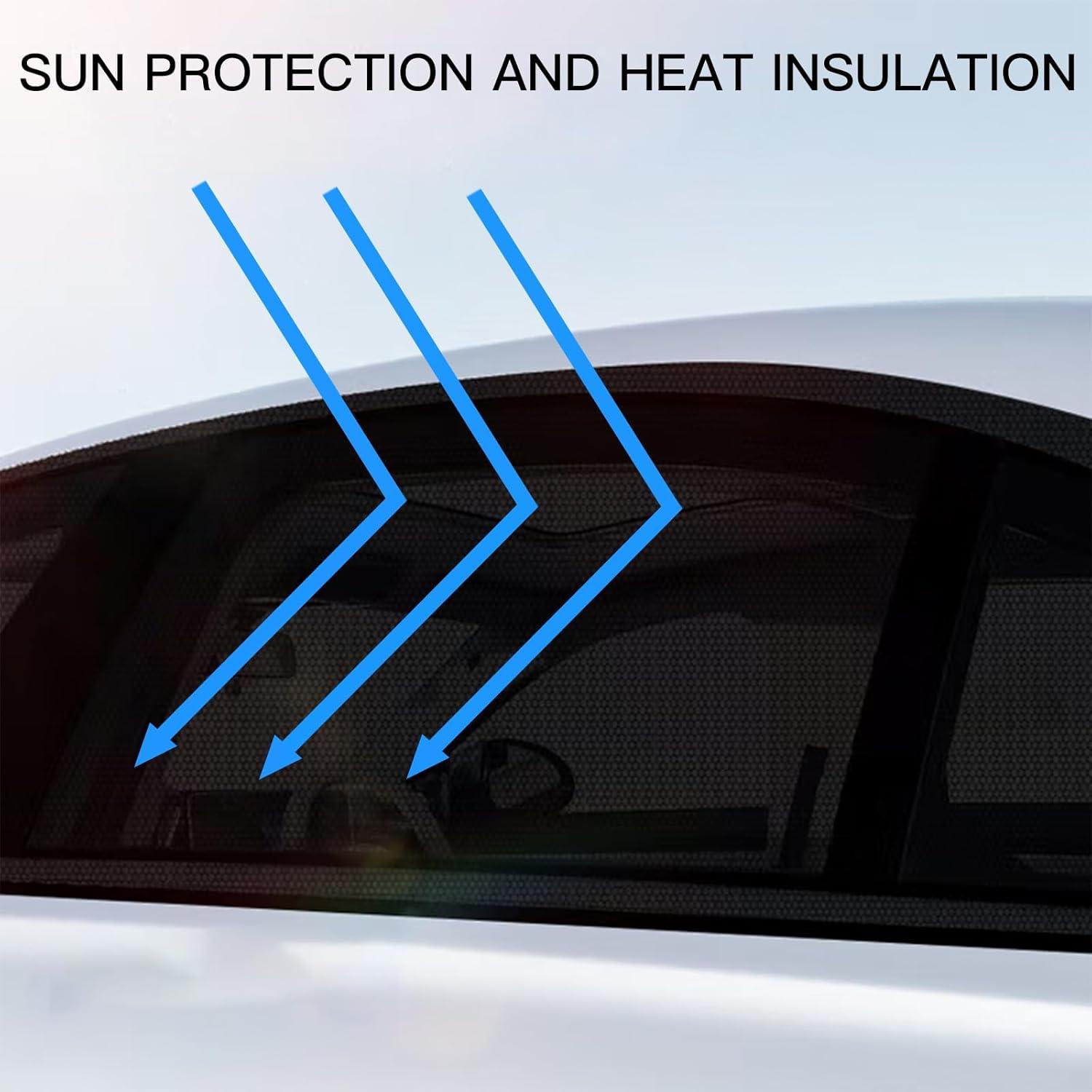 Sombra de Ventana Lateral para Coche GONTSIG XL 4 Pcs