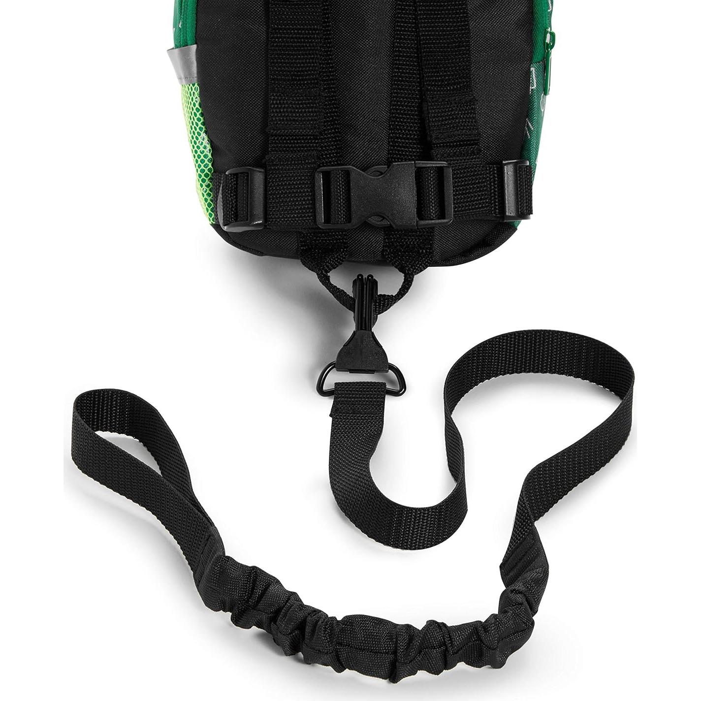 Mochila con Arnés de Seguridad Brica Jirafa Verde para Niños