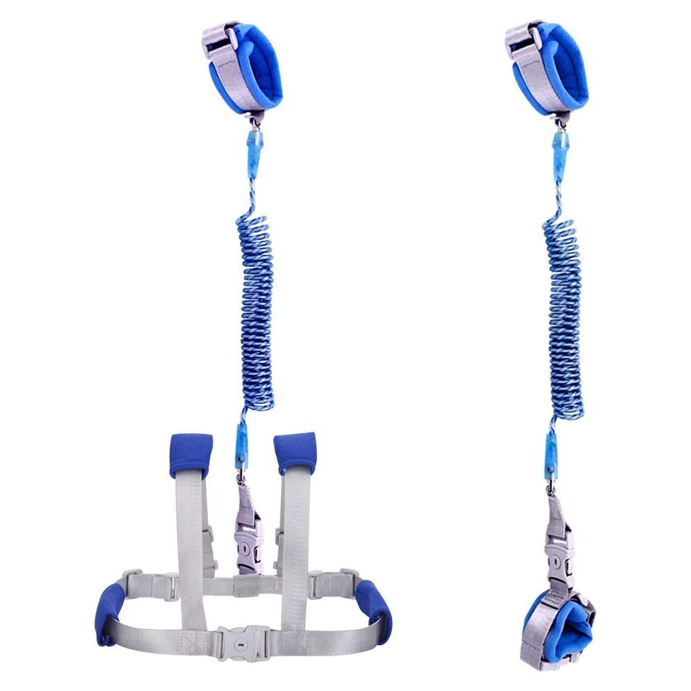 Correa de Mochila para Niños Furpaw 2.5m Azul - Seguridad