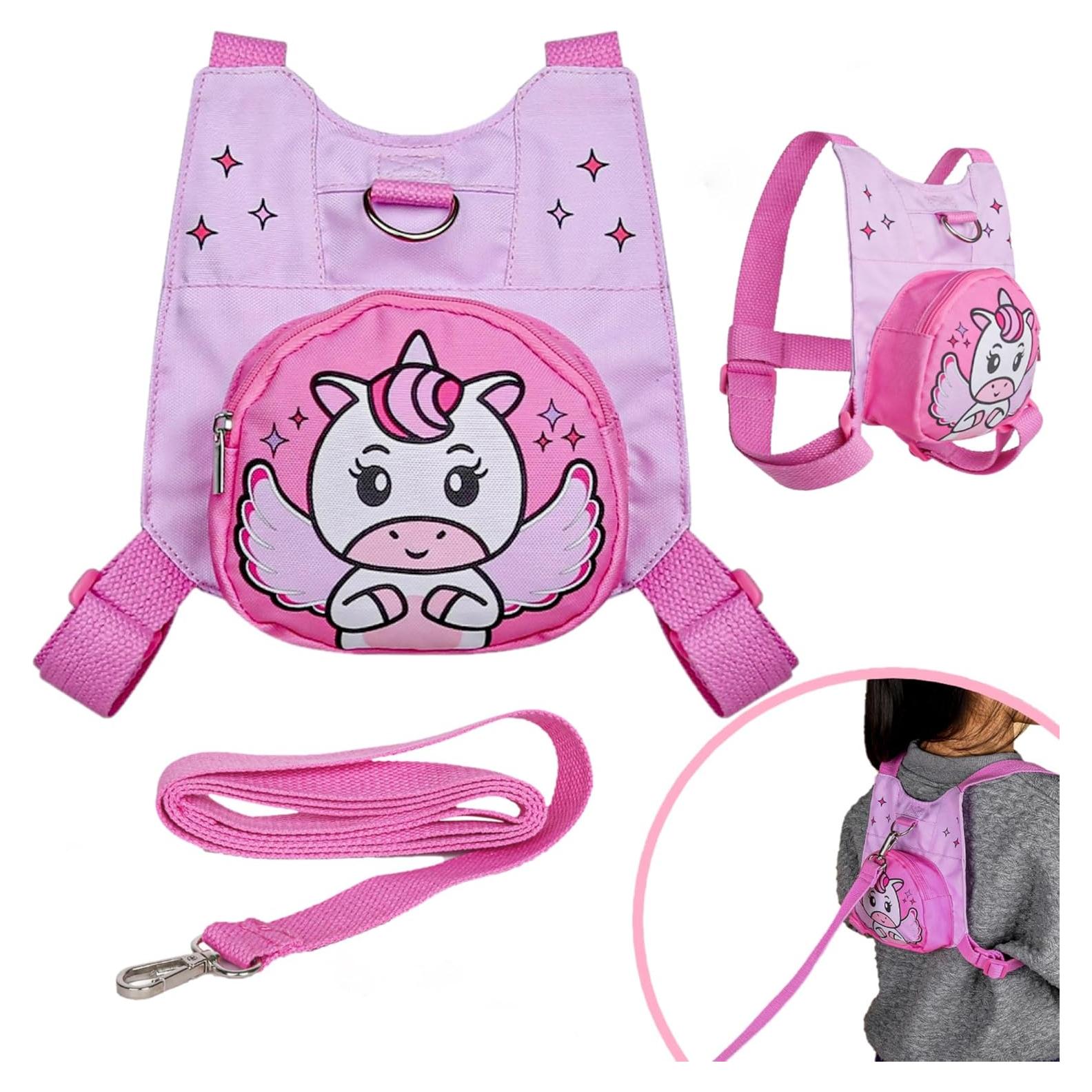 Arnés de Seguridad para Niños Pequeños Unicornio Rosa