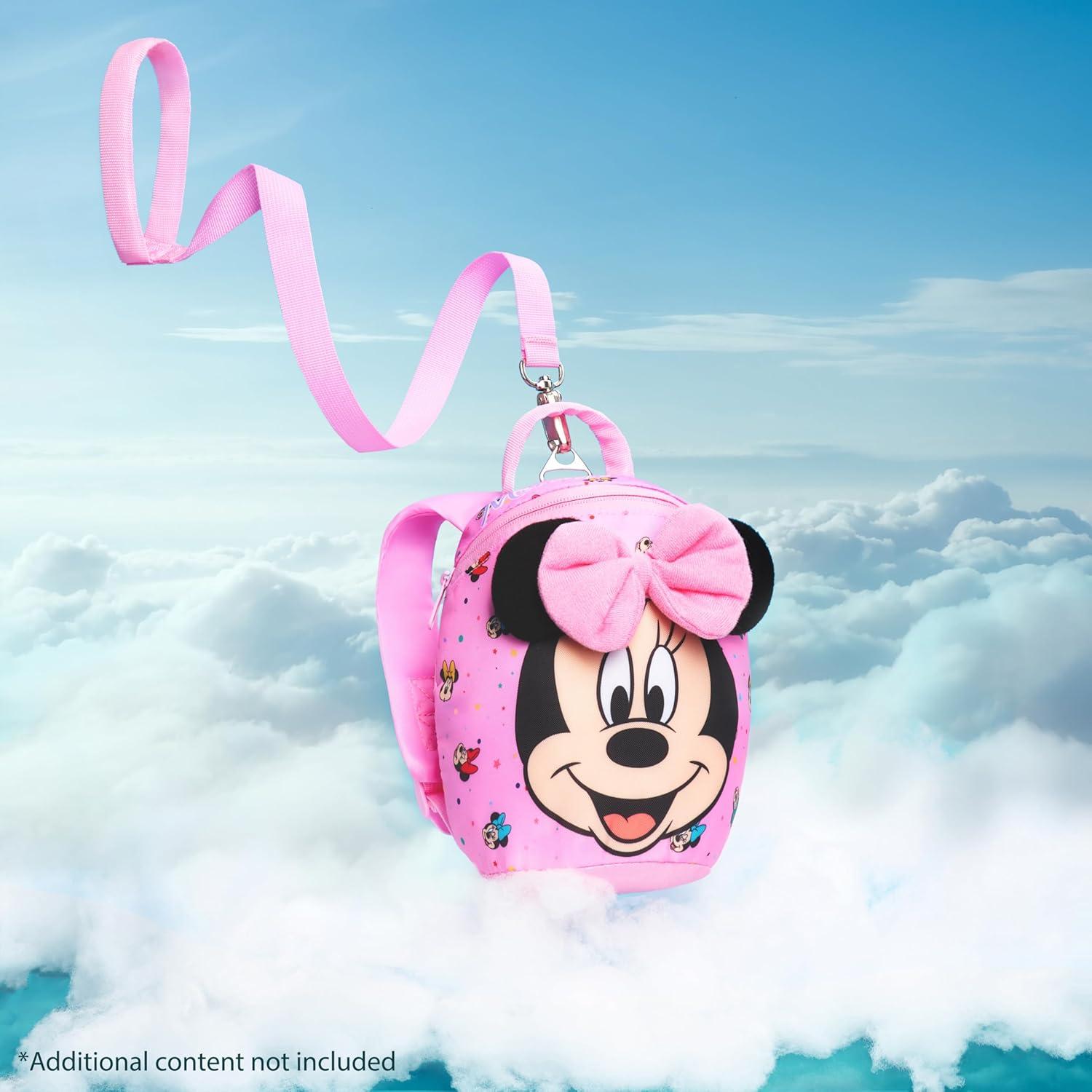 Mochila de Minnie Mouse Disney con correa de seguridad 3,36L