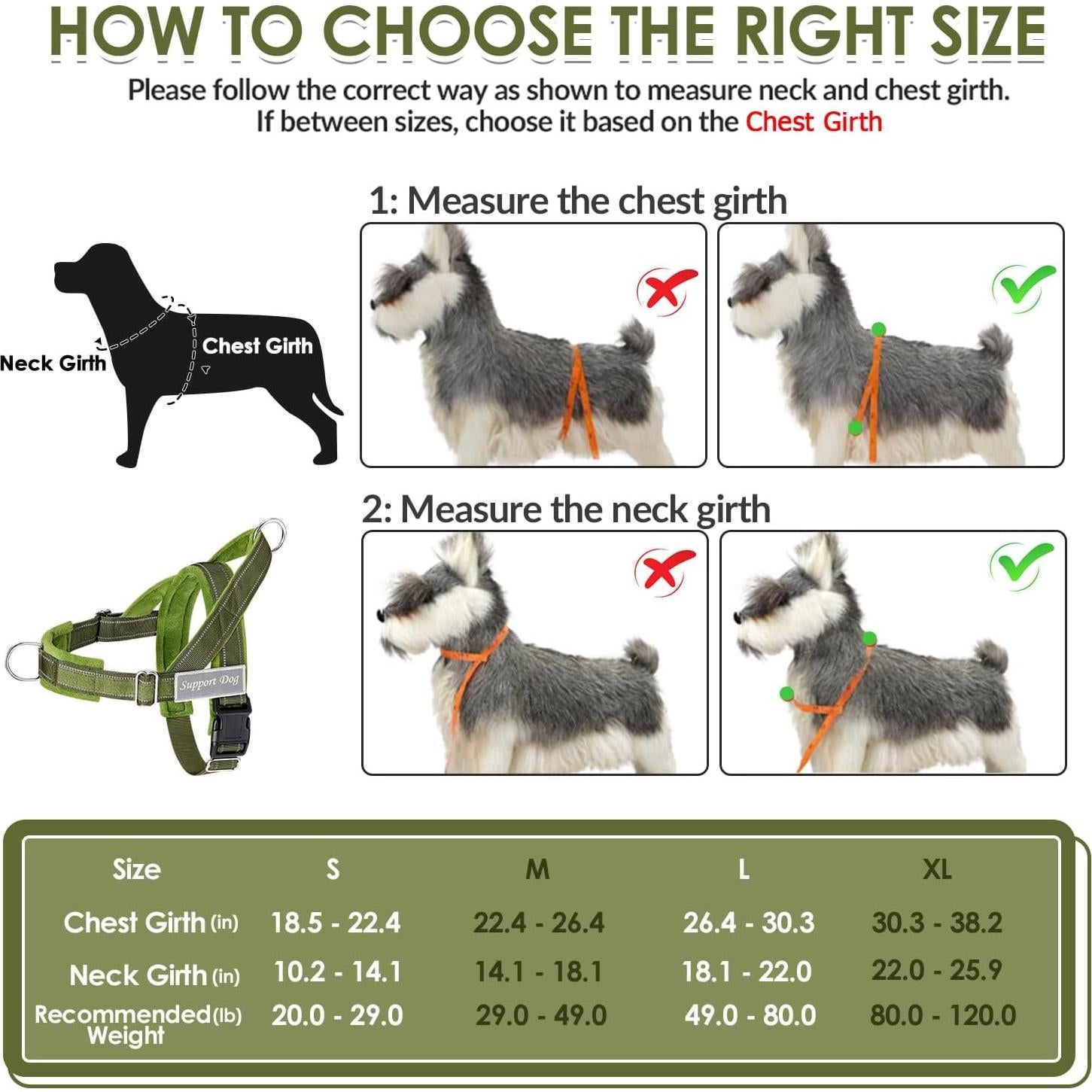 Arnés para Perros Lukovee Sin Tirones Verde Mediano Ajustable