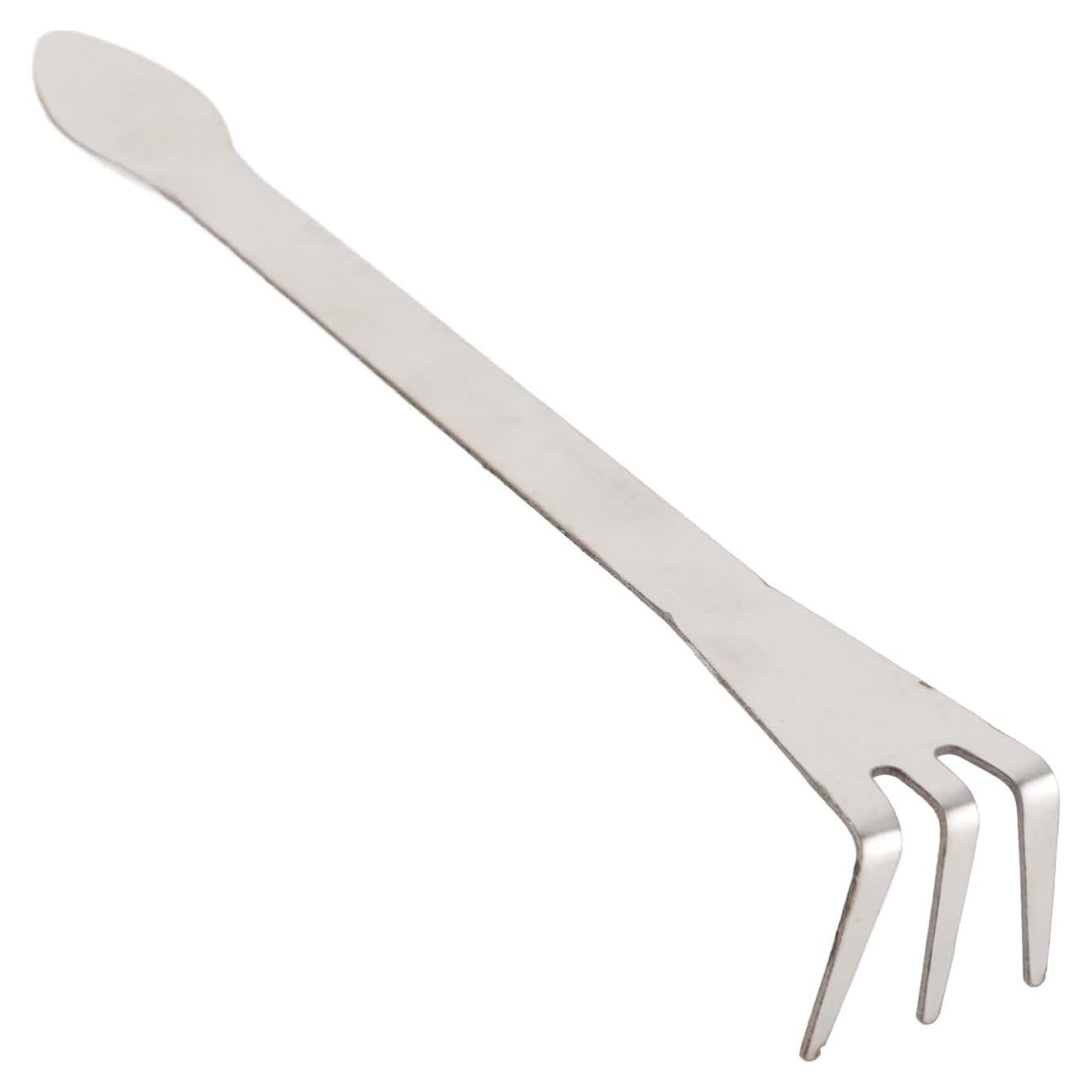 Rastrillo de Jardín GLOGLOW 24 cm Acero Inoxidable Ergonómico