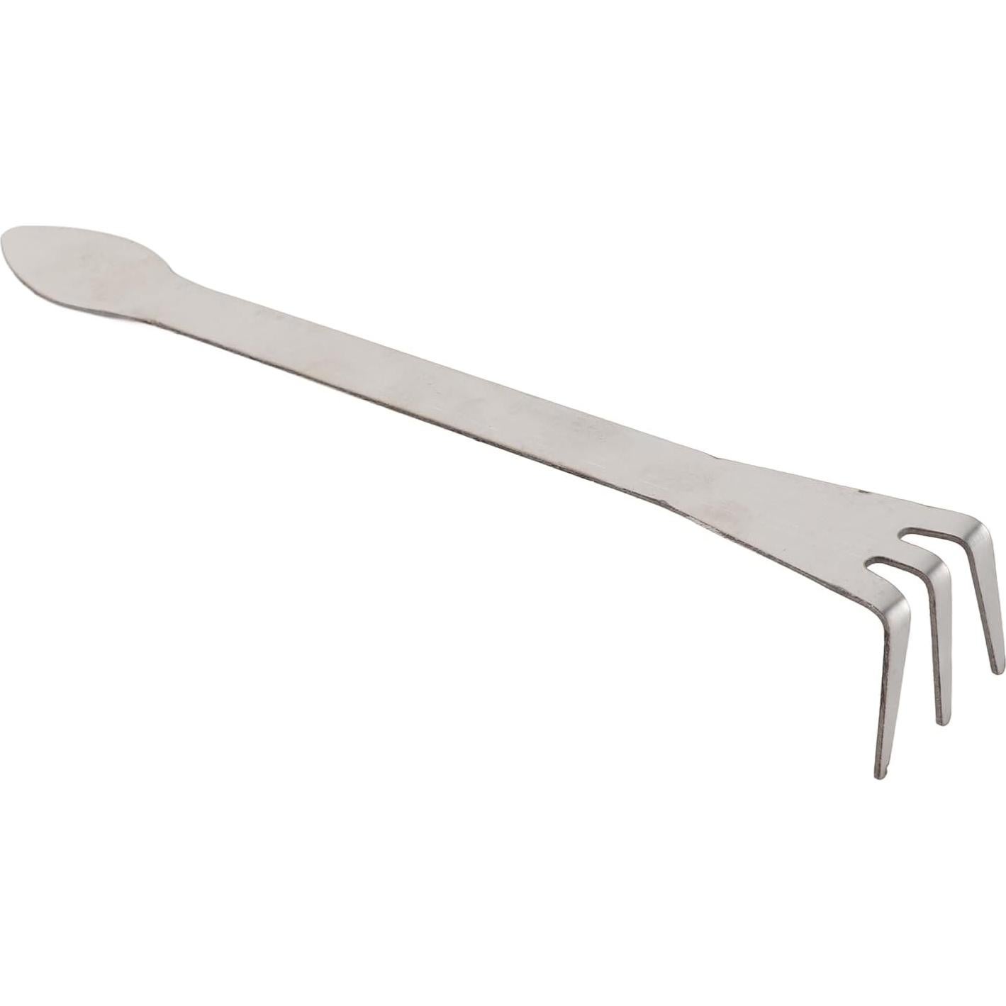 Rastrillo de Jardín GLOGLOW 24 cm Acero Inoxidable Ergonómico