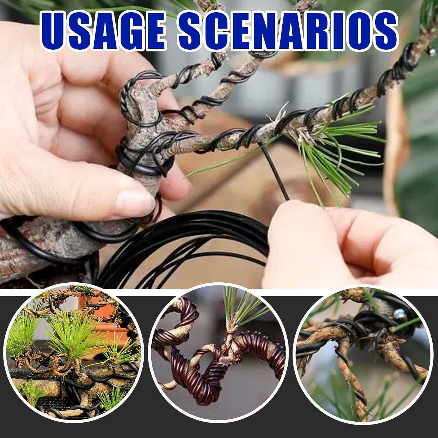 Kit de Alambres para Bonsai Glarks 5 Rollos Aluminio 25m