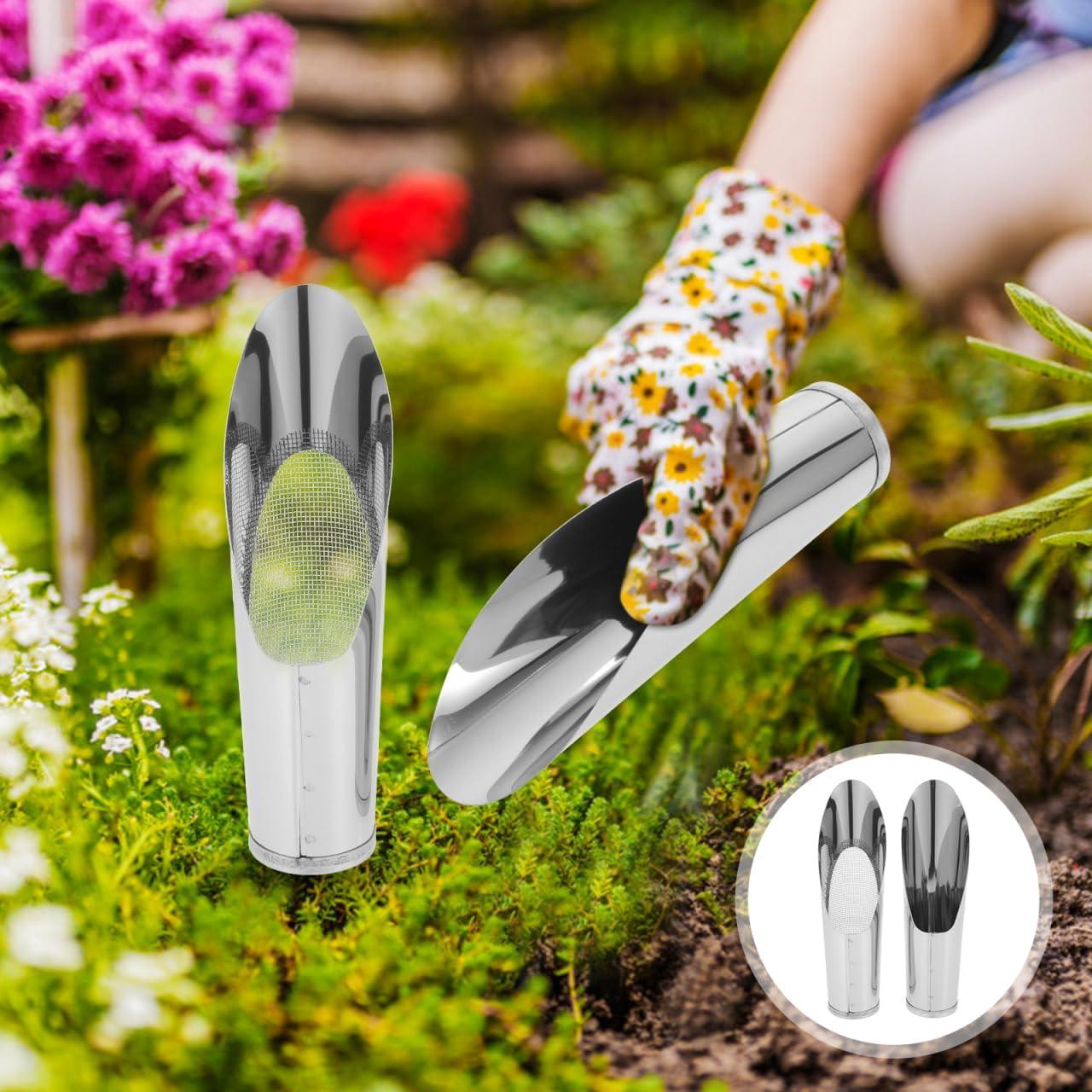 Juego de 2 Palas de Jardín Acero Inoxidable BESPORTBLE