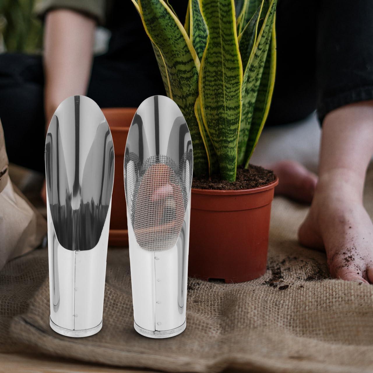 Juego de 2 Palas de Jardín Acero Inoxidable BESPORTBLE