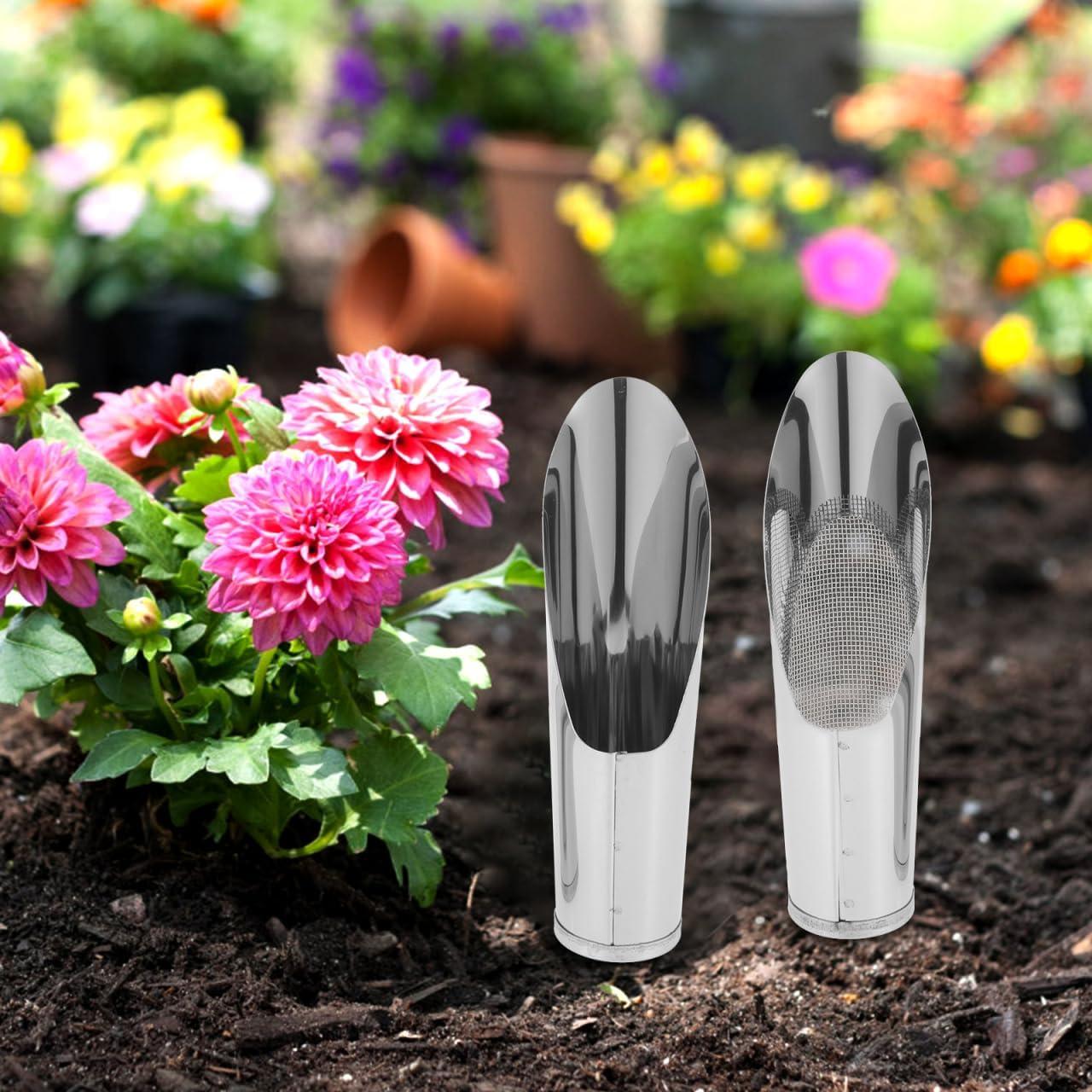 Juego de 2 Palas de Jardín Acero Inoxidable BESPORTBLE