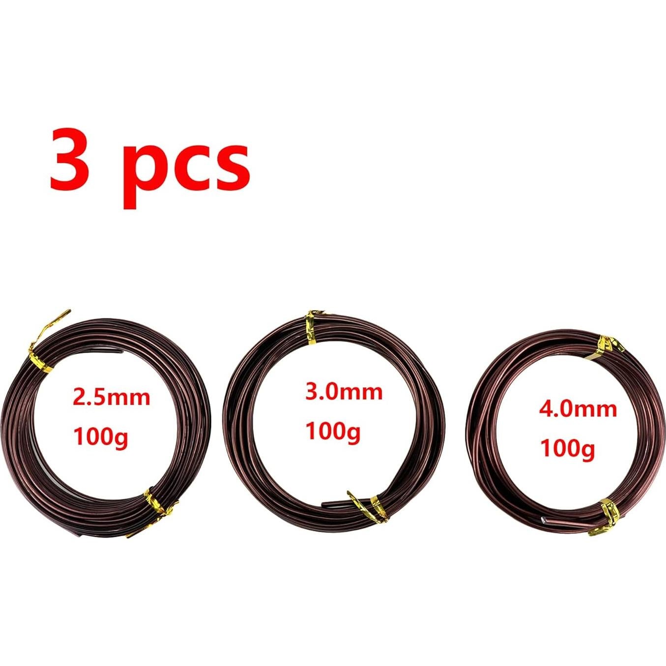 Juego de Alambre de Entrenamiento Bonsai Antrader 2.5mm-4.0mm 100g