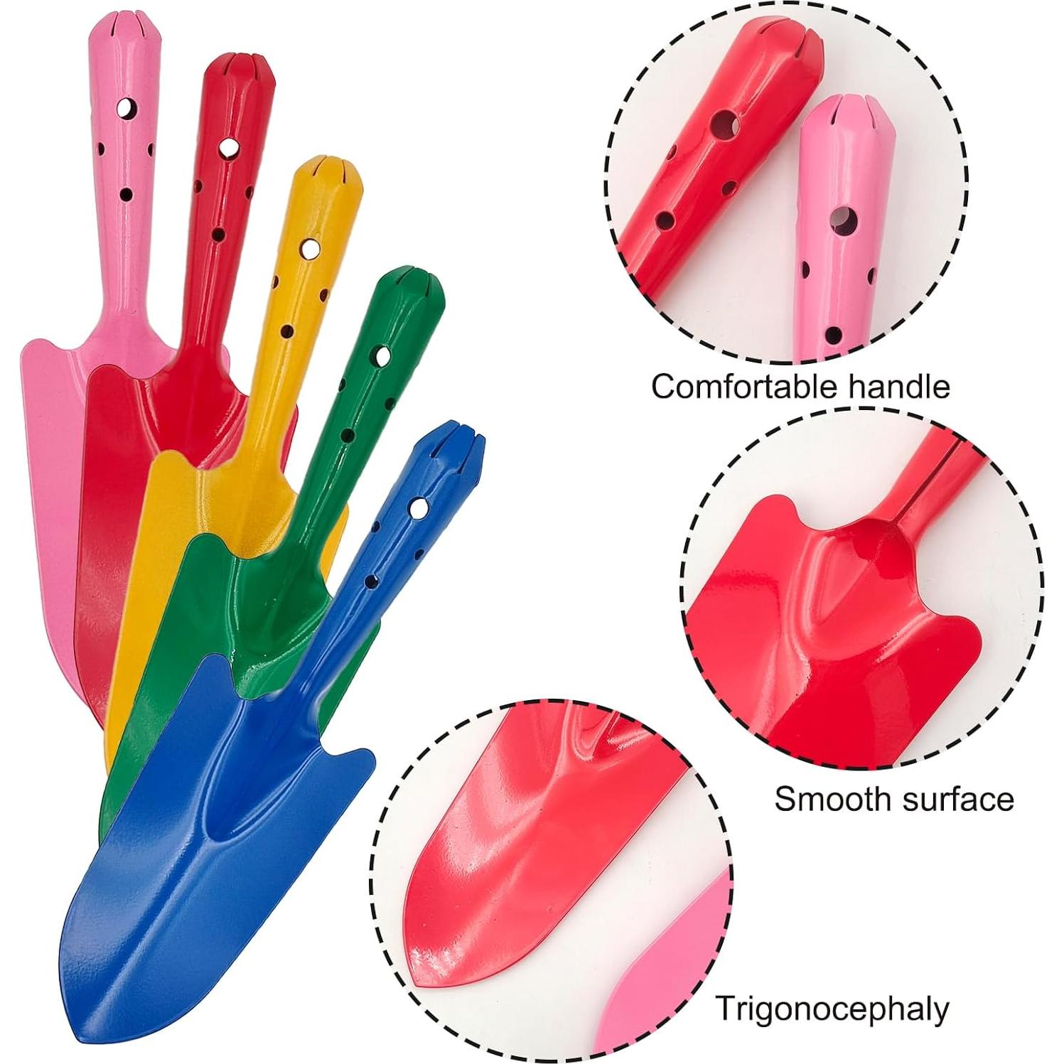 Conjunto de 5 Mini Palas de Mano Metal Itechpanda Jardín