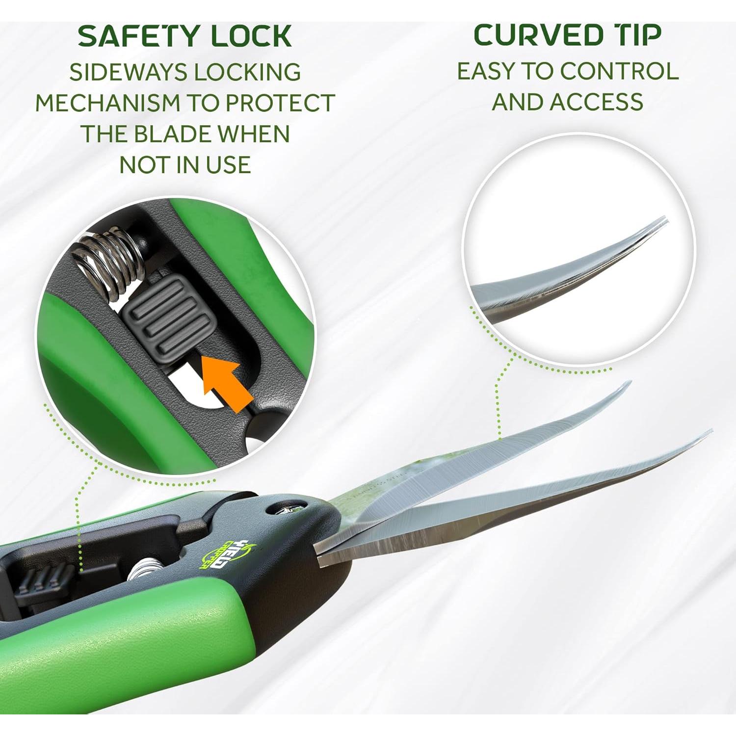 Cortadora de flores y hojas YIELDCROPPER 2Pack acero inoxidable