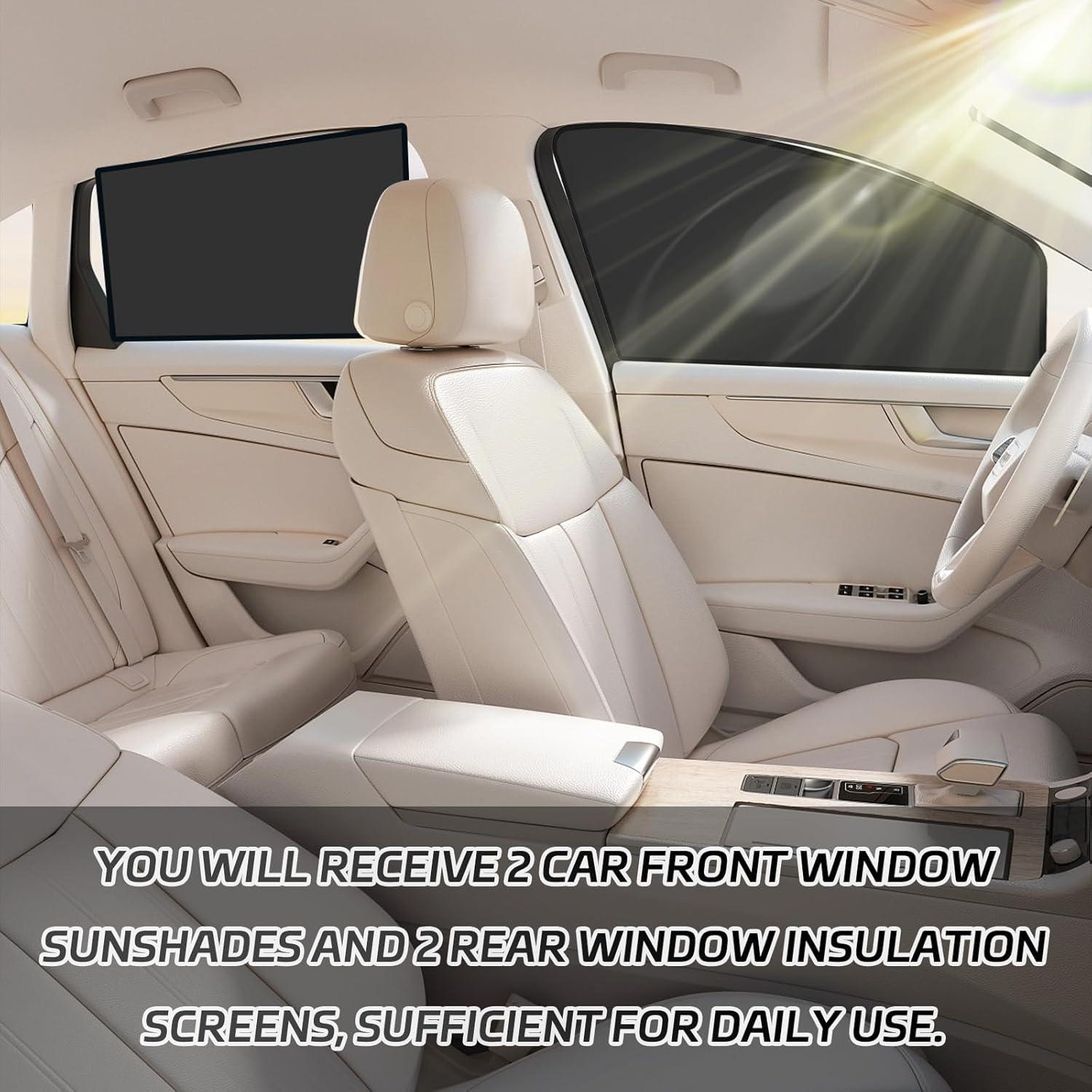 Cortinas Sombra Solar para Auto SamWinGear 4PCS UV 99%