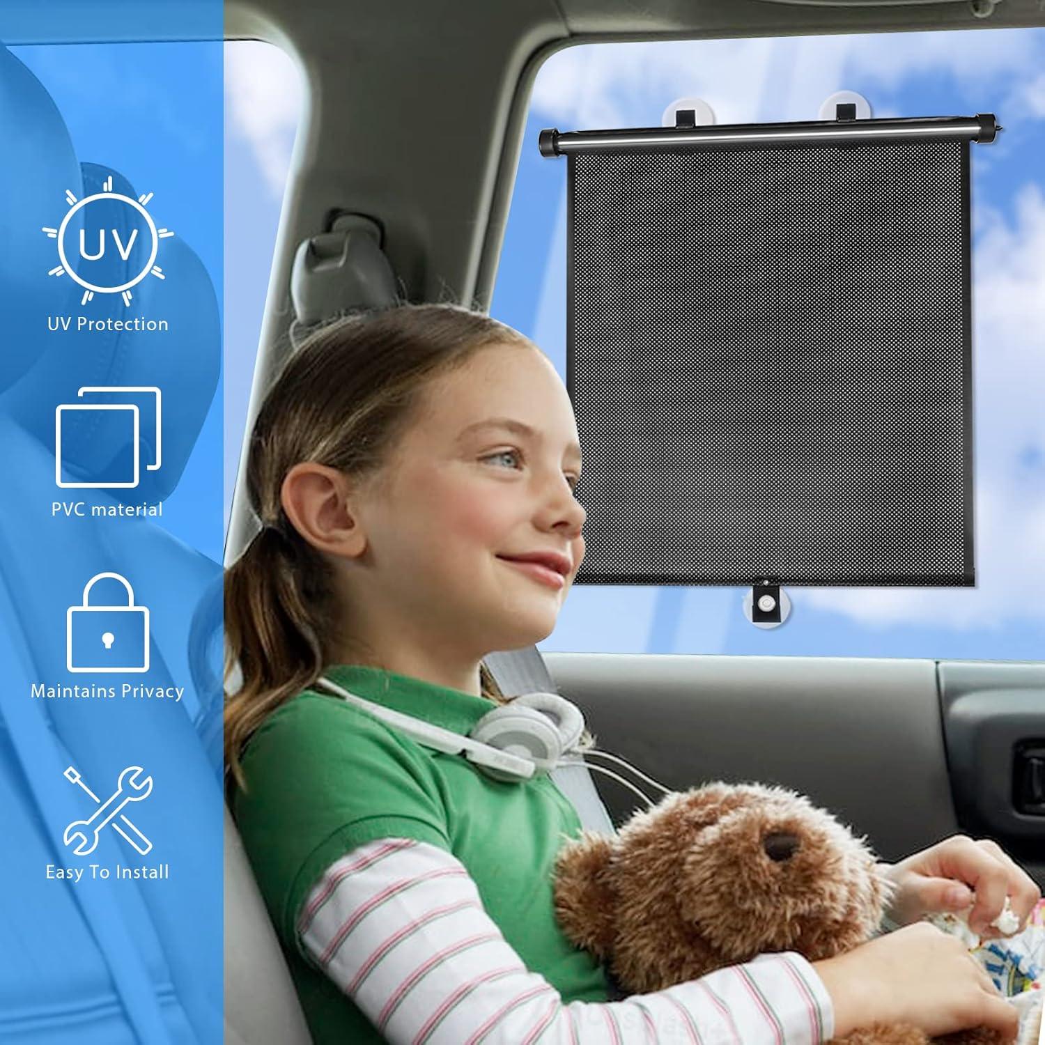 Sombrillas para Ventanas de Auto SHEEFLY - Paquete de 2, UV y Plegables