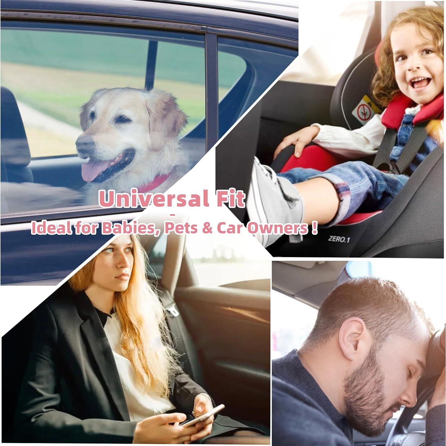 Sombra Magnética para Ventana Lateral de Coche Qiyibei 68.58x50.8cm