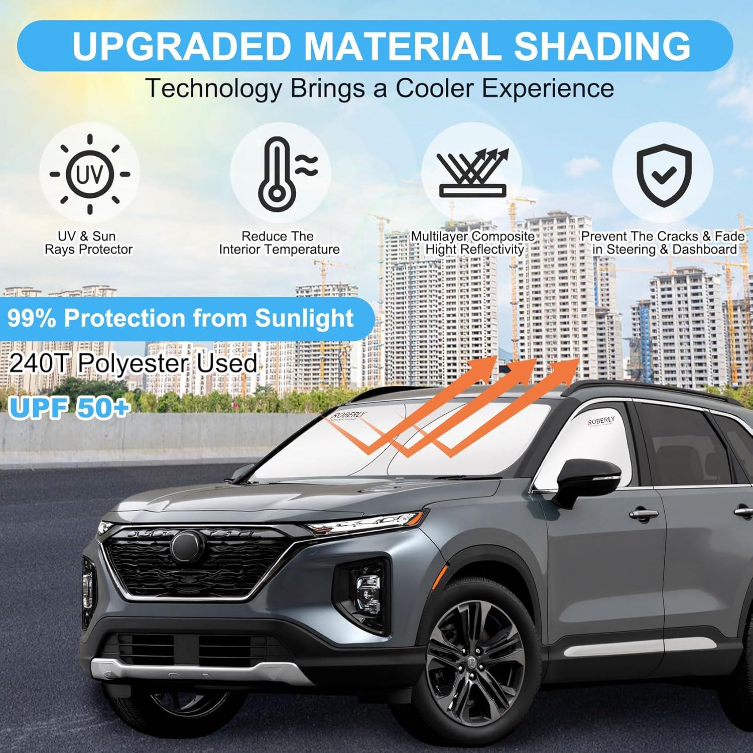 Protector Solar para Parabrisas Roberly 240T - Tamaño M