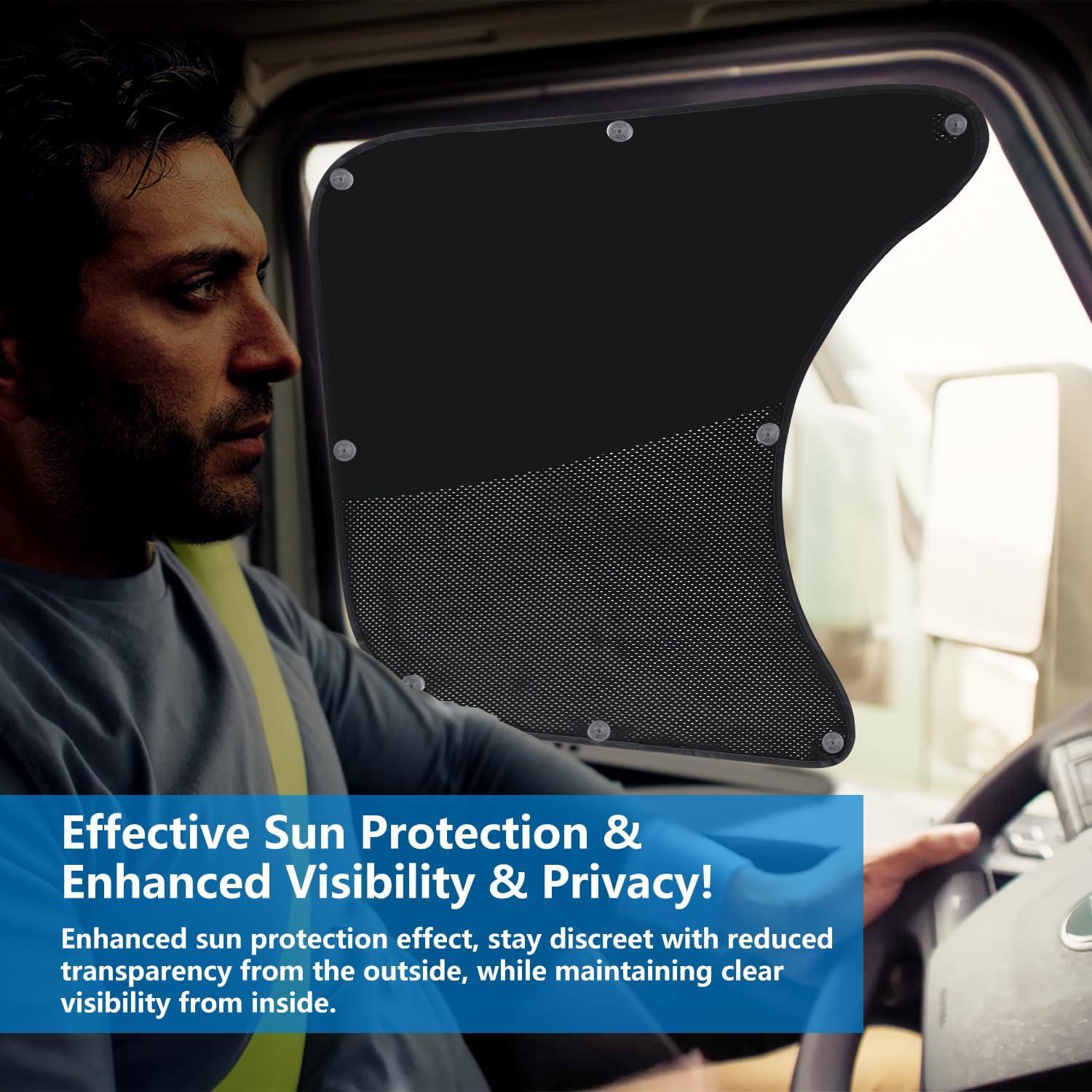 Protector Solar Ventana Lateral Camión Semi GOLPEW 60x50cm