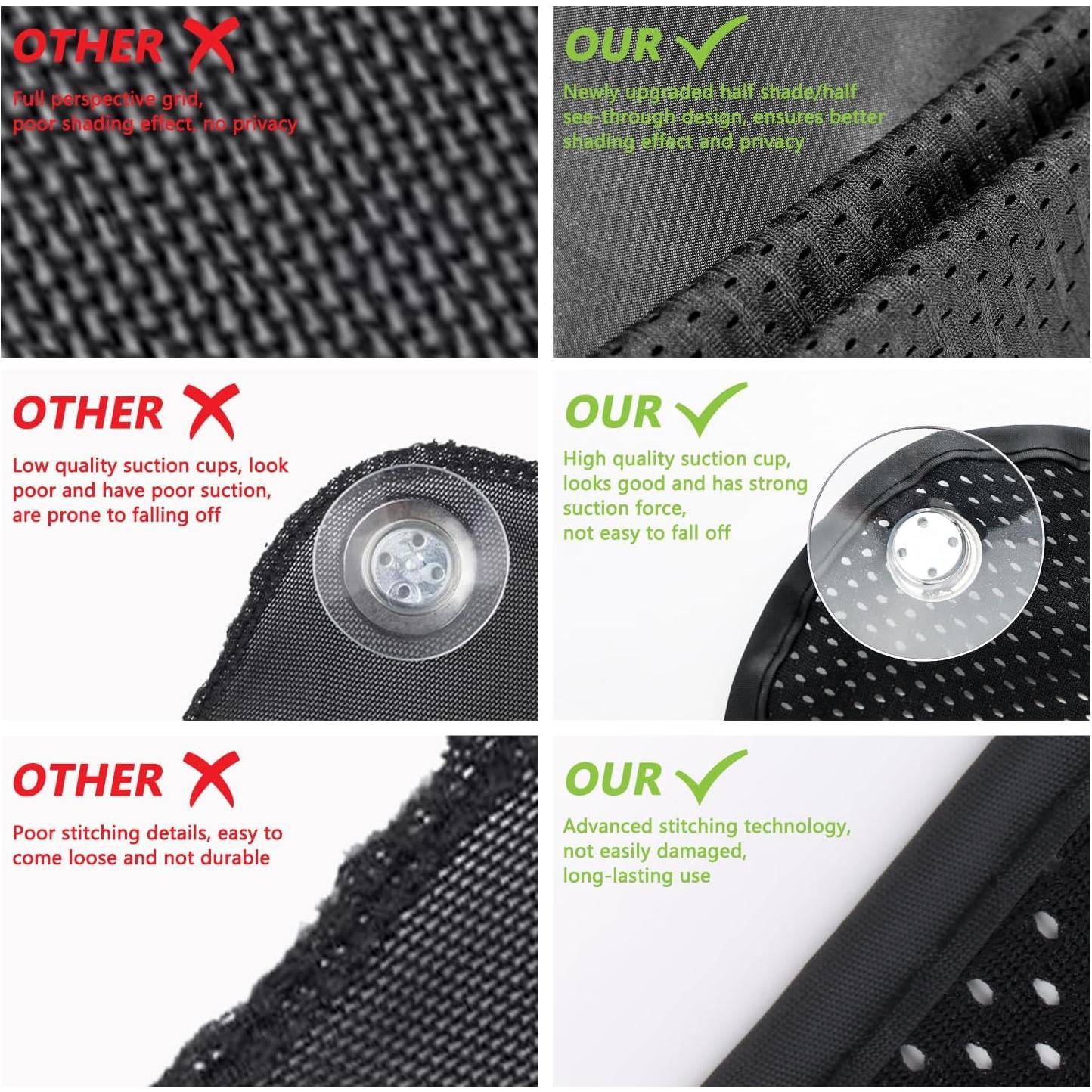 Protector Solar Ventana Lateral Camión Semi GOLPEW 60x50cm