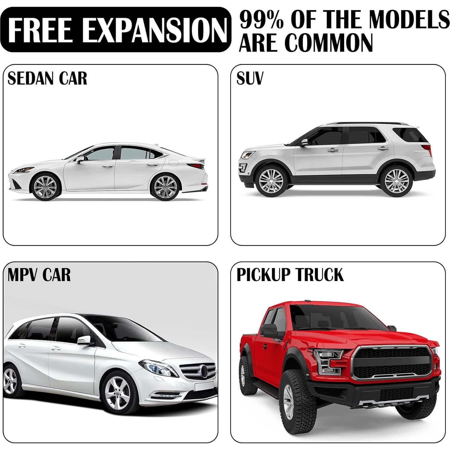 Sombrillas para Ventanas de Auto Tallew 4 Piezas Protector Solar