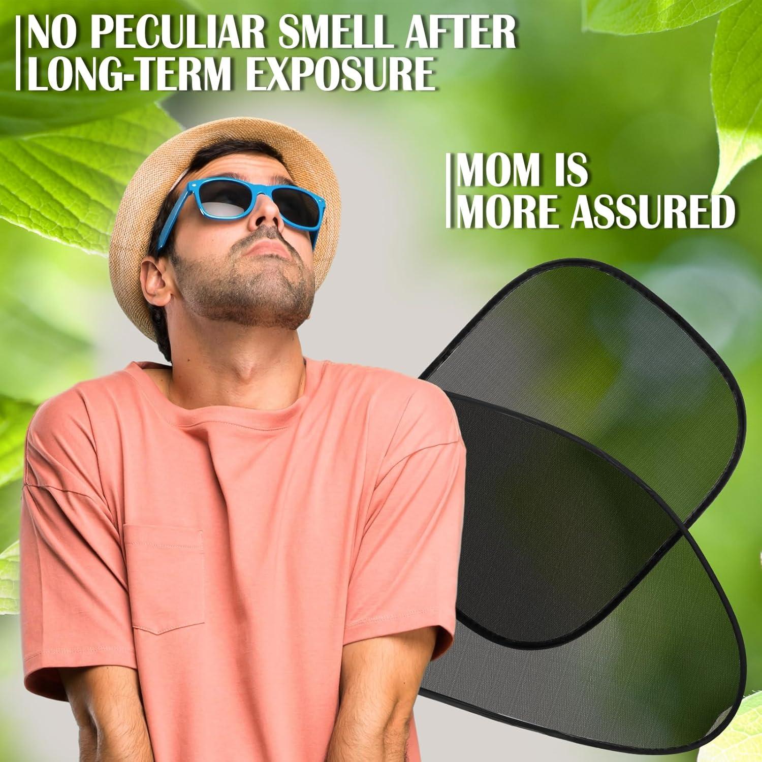 Sombrillas para Ventanas de Auto Tallew 4 Piezas Protector Solar