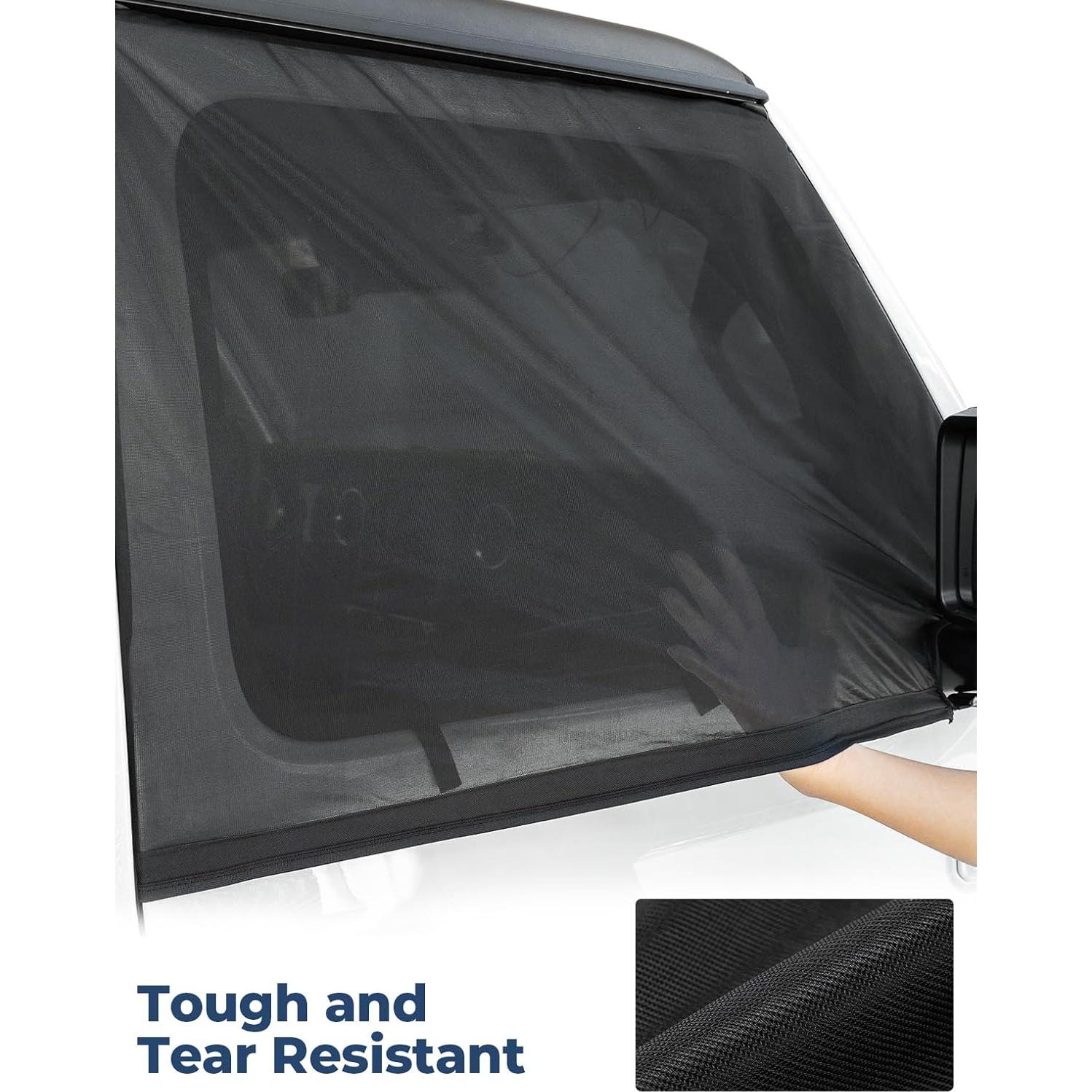 Pantalla Solar JOYTUTUS para Ventana Lateral Wrangler 2007-2024