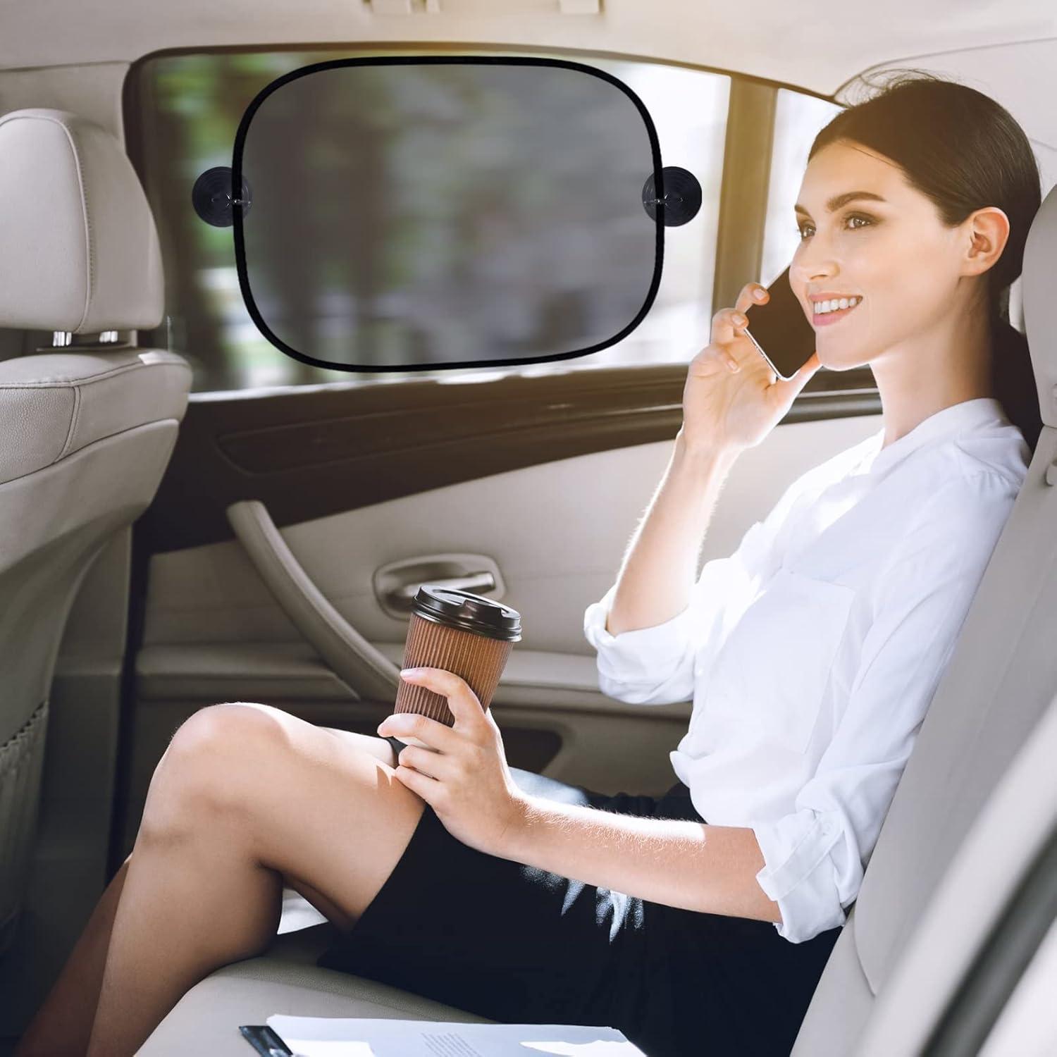 Juego de 5 Sombrillas para Ventanas de Automóvil Tallew UV