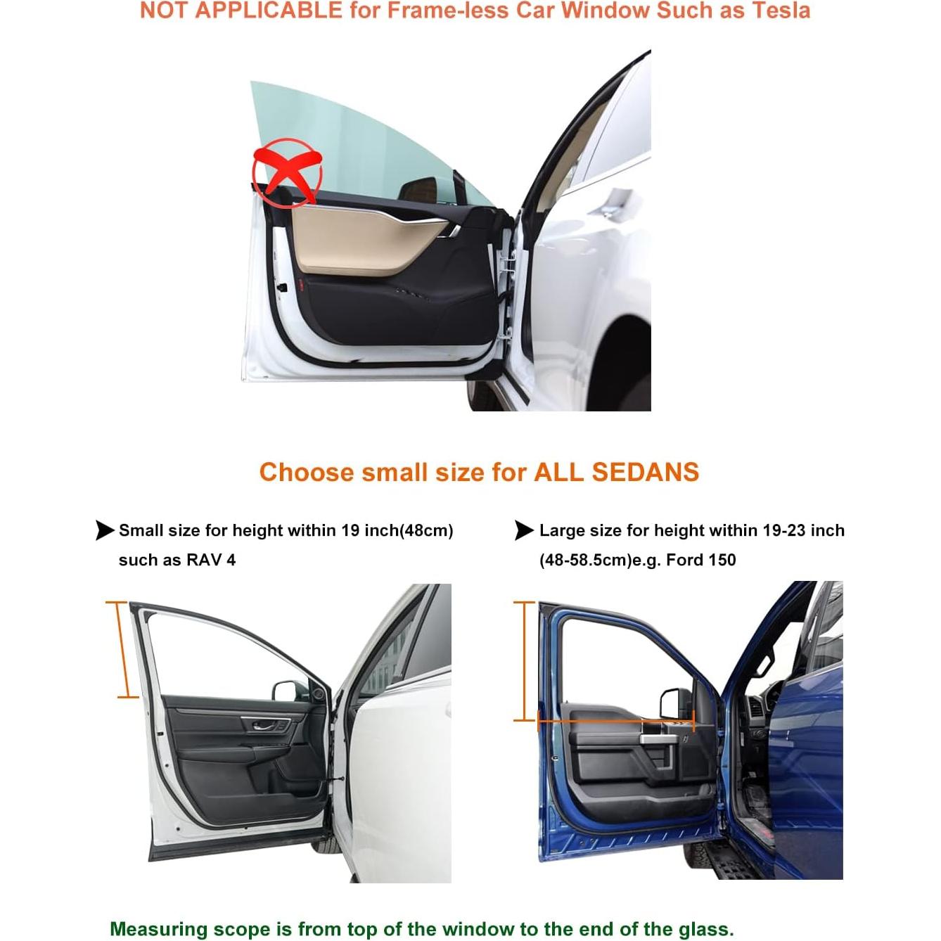 Pantallas de Ventana Frontal Little Pea para SUV y Furgonetas