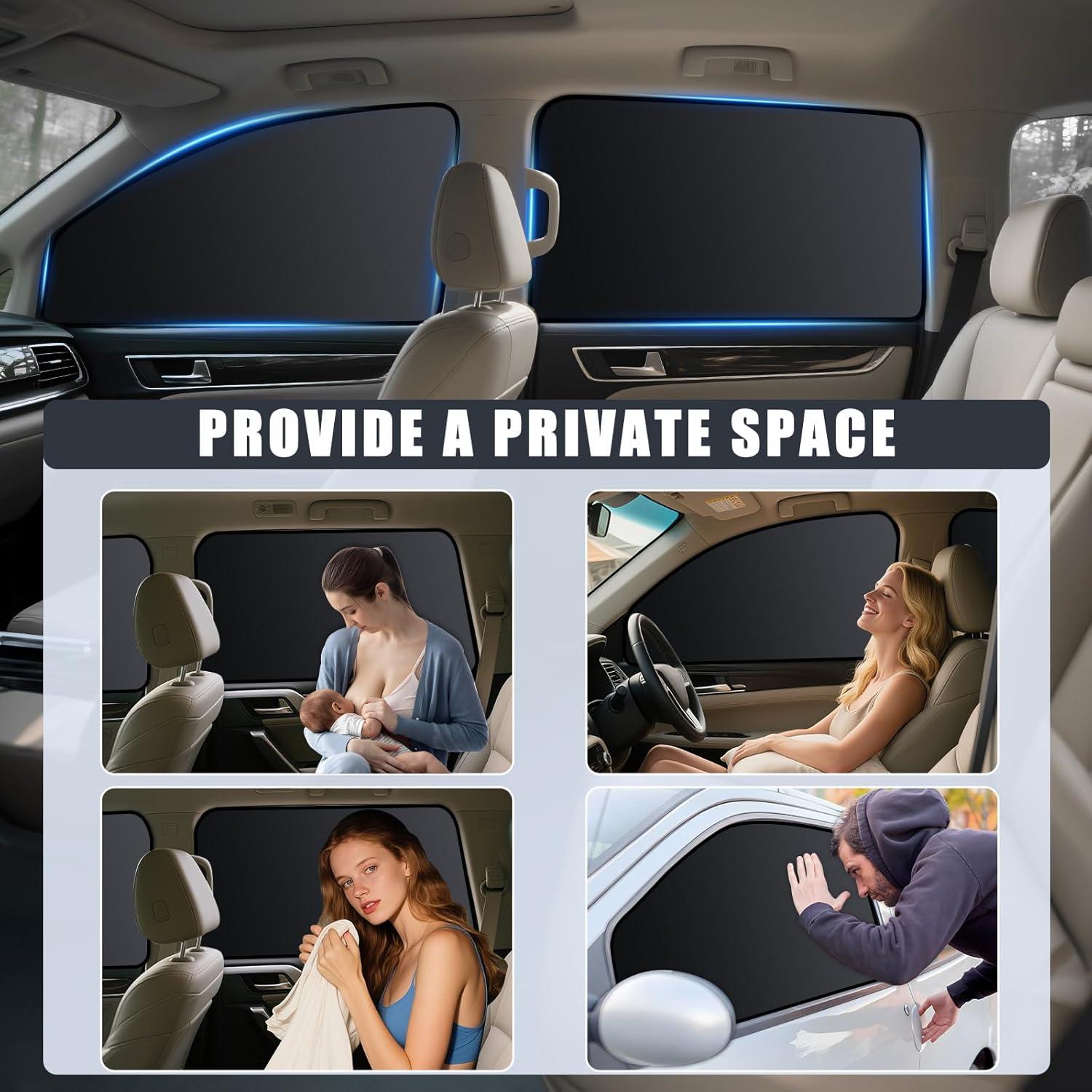 Sombrillas Magnéticas ZATOOTO para Ventanas Honda Odyssey 2020-2024