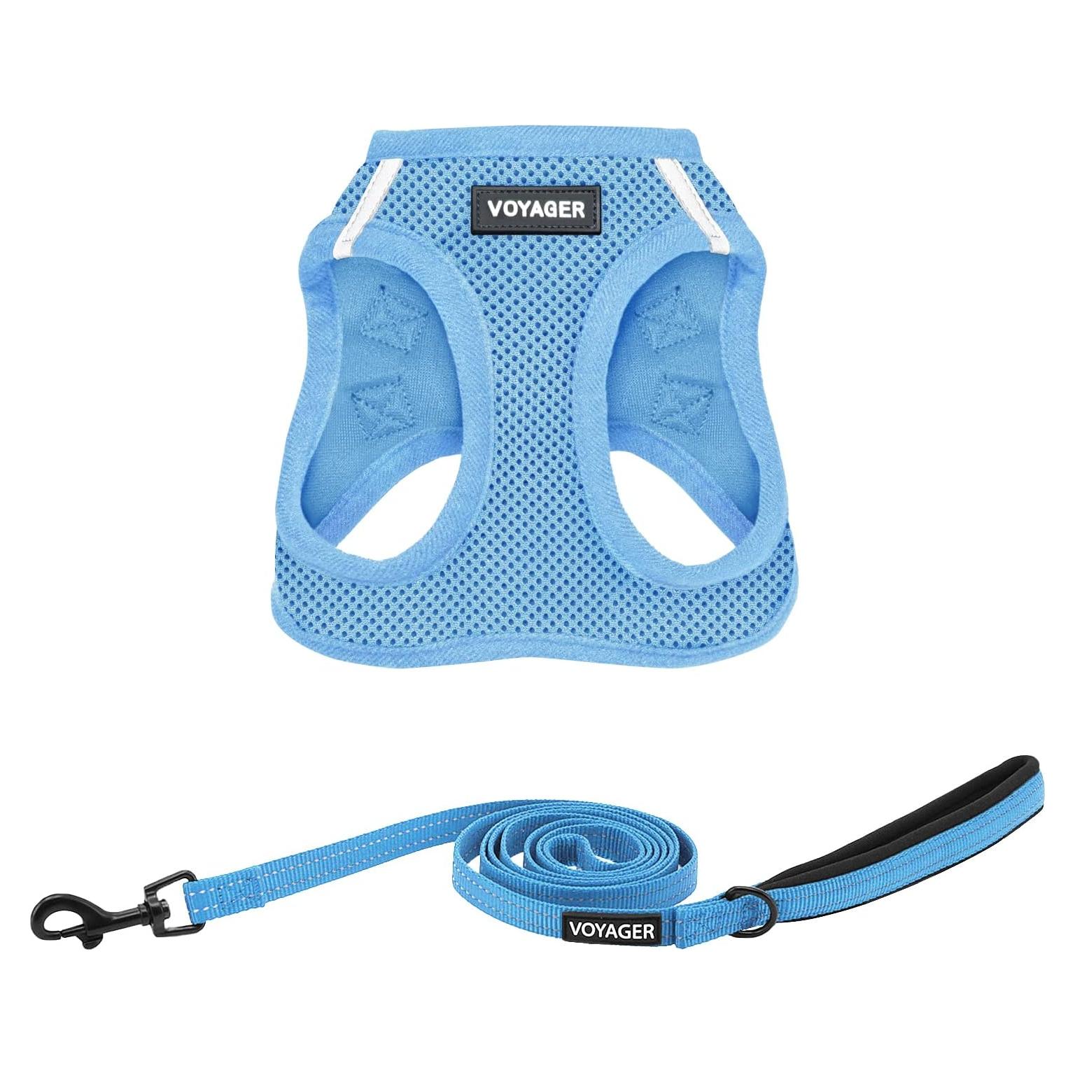 Arnés de Malla Todo Clima Best Pet Supplies Azul Bebé S