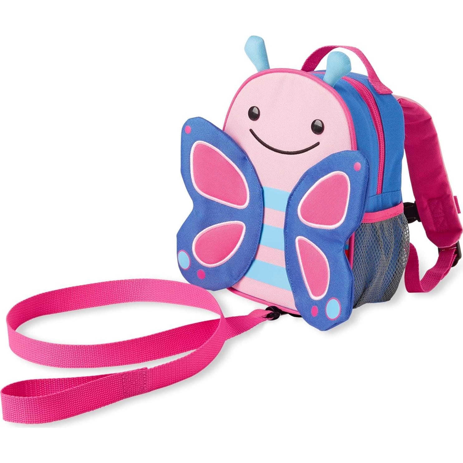Mochila Mini Skip Hop Zoo Mariposa con Correa de Seguridad