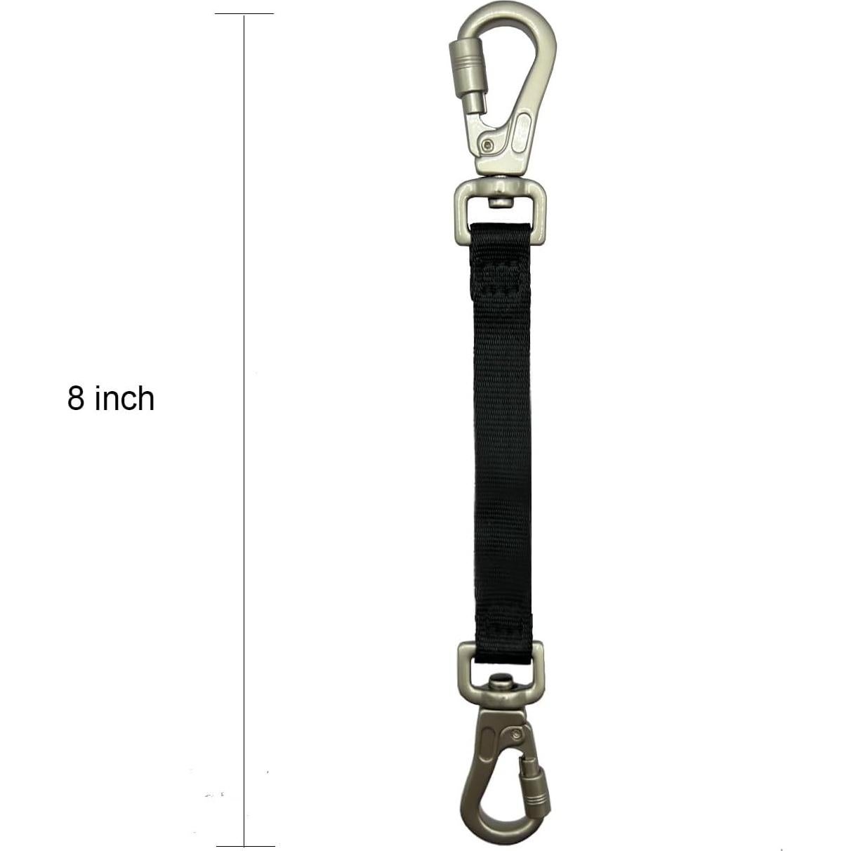 Clip de Respaldo Doble Extremo Della Stella para Arnés de Perros