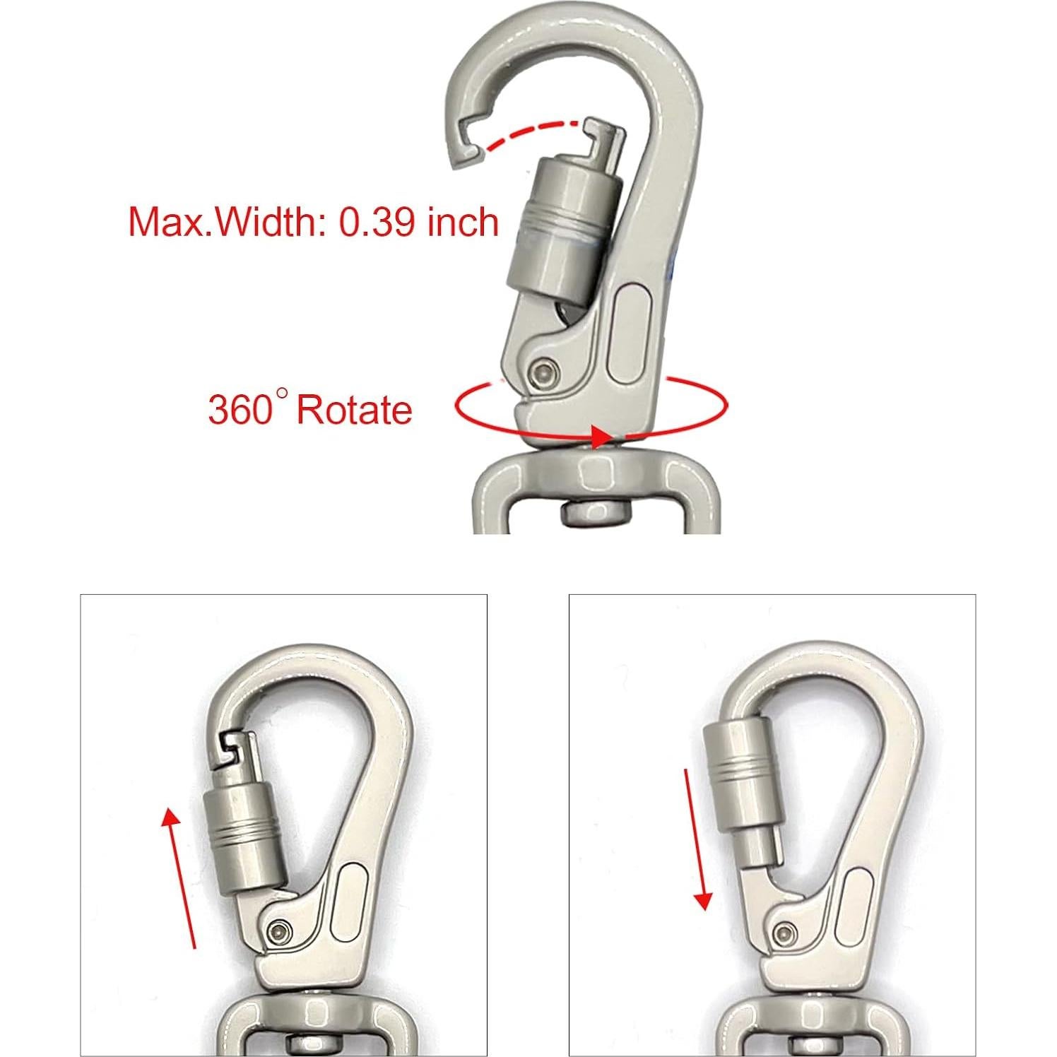 Clip de Respaldo Doble Extremo Della Stella para Arnés de Perros
