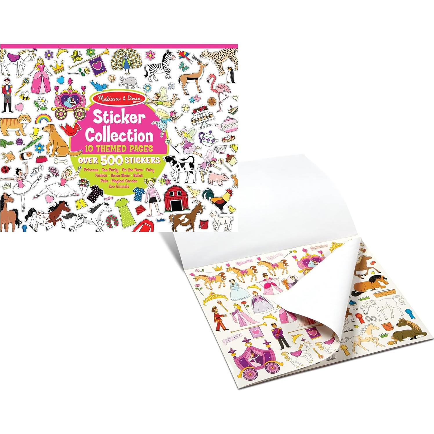 Libro de Stickers Melissa & Doug - 500+ Stickers Creativos