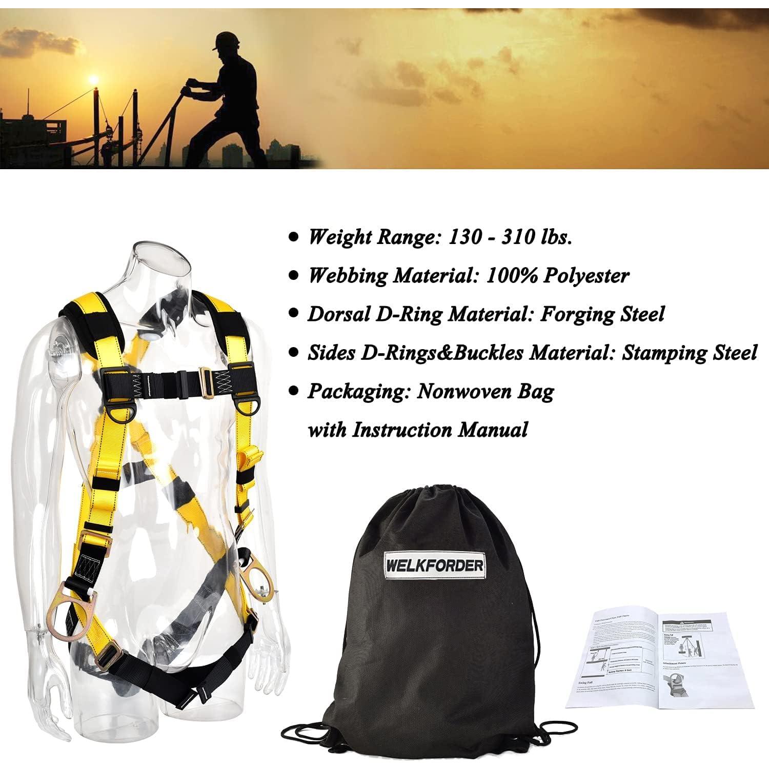 Arnés de Seguridad WELKFORDER WFH001 5 Puntos 140 kg