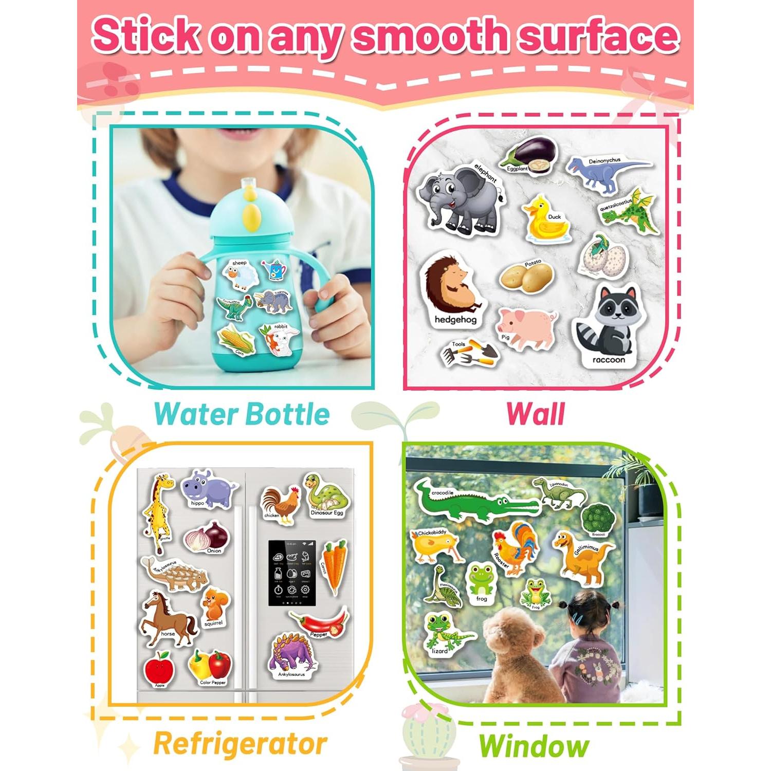 Paquete de 3 Libros de Pegatinas Reutilizables Oomloid