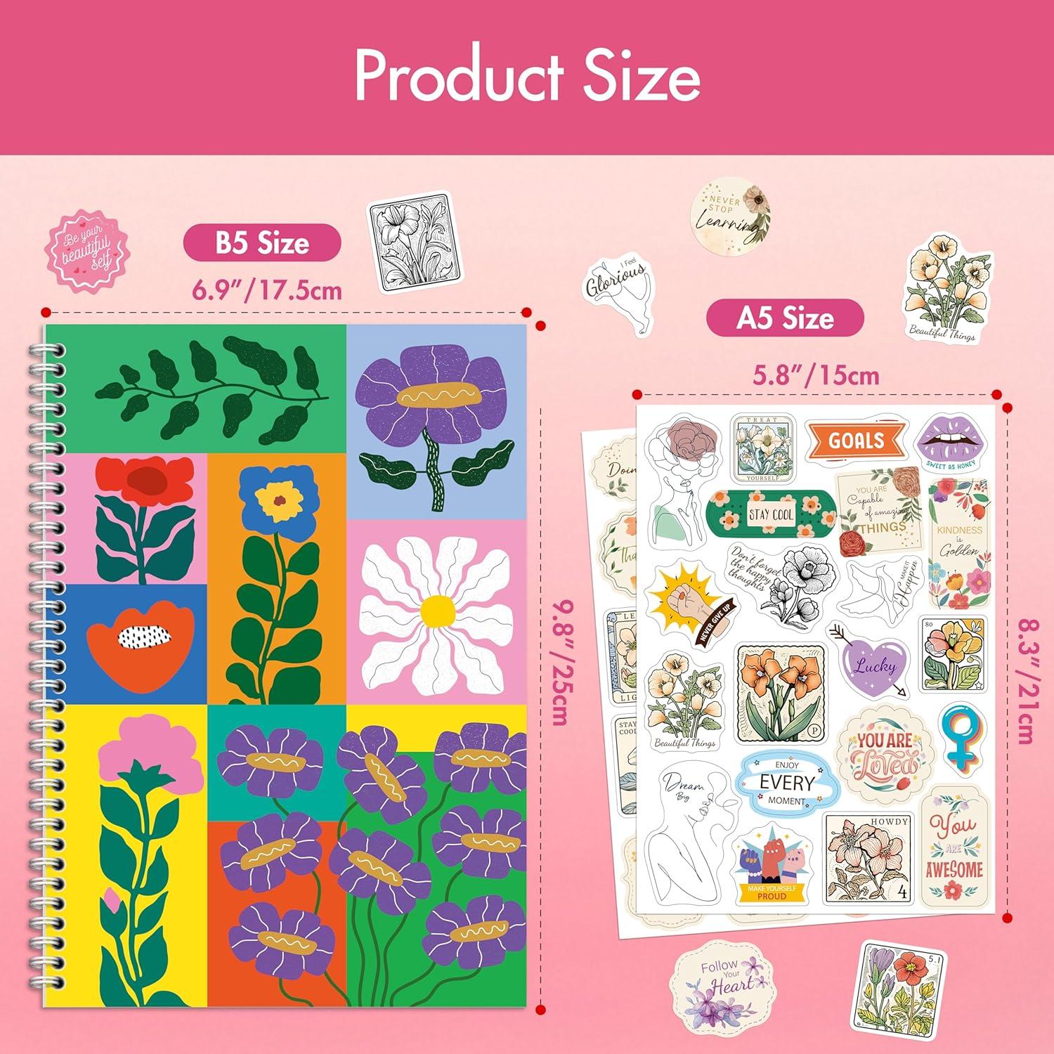 Álbum de Stickers Reutilizable Hebayy B5 80 Páginas