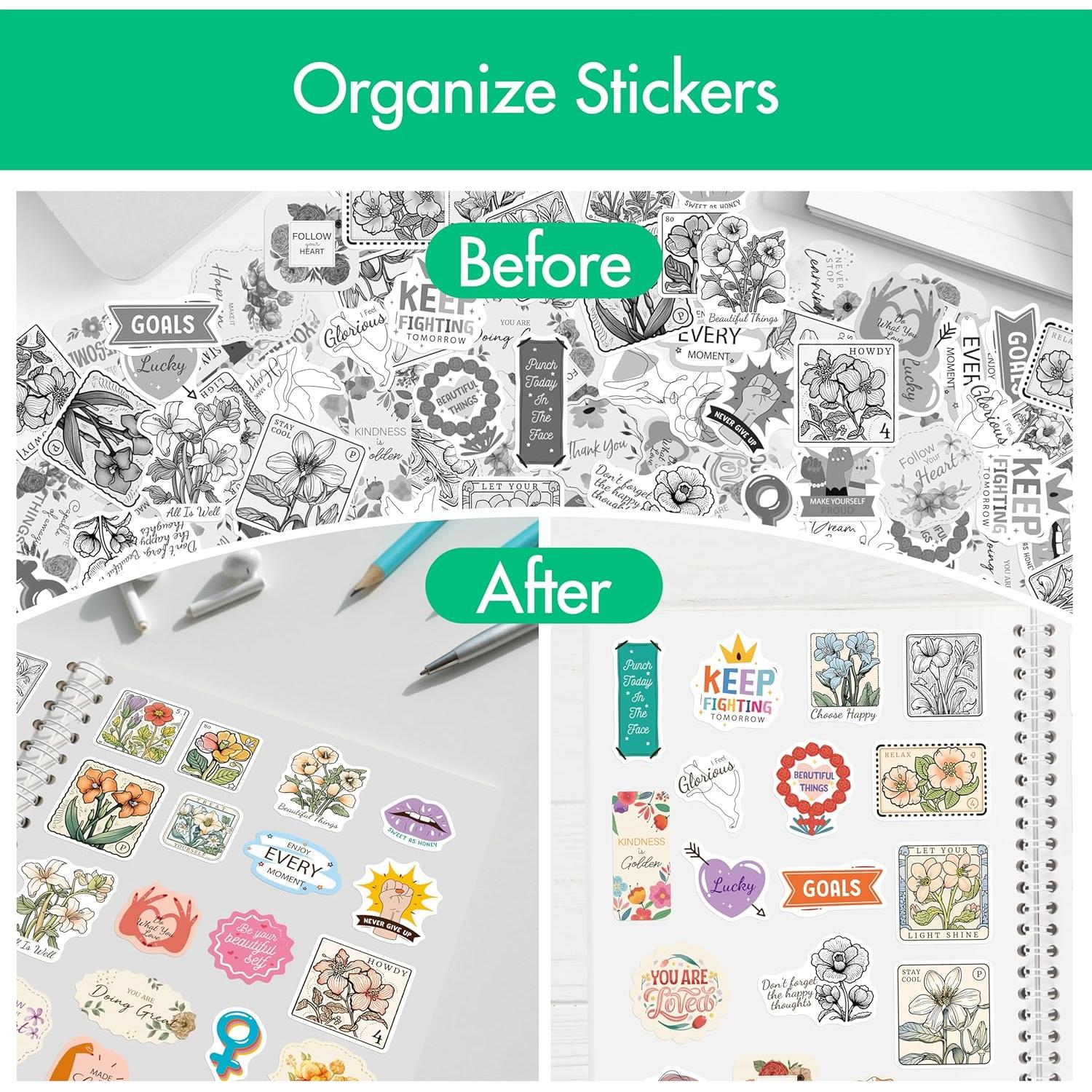 Álbum de Stickers Reutilizable Hebayy B5 80 Páginas