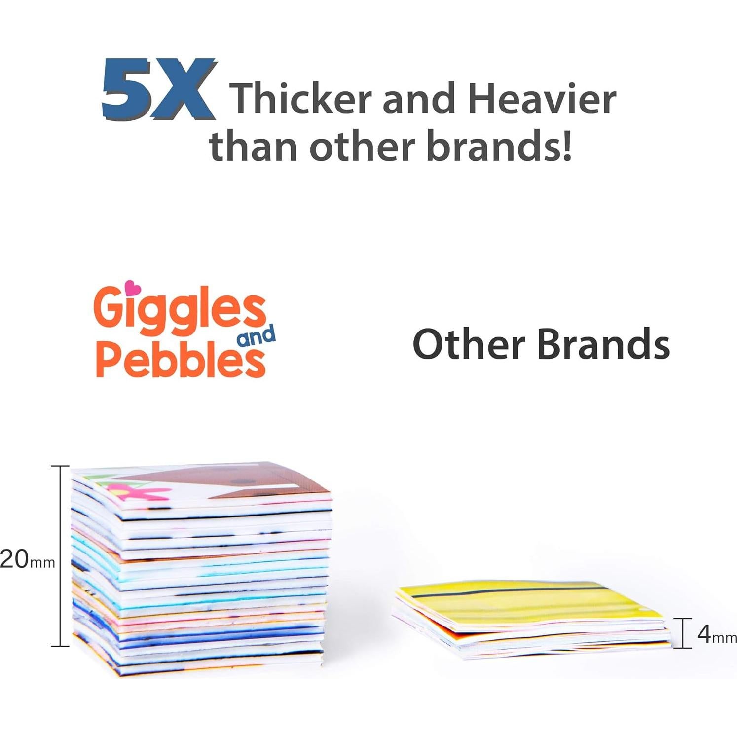 Libro de Pegatinas Mágicas Giggles y Pebbles - 170 Piezas