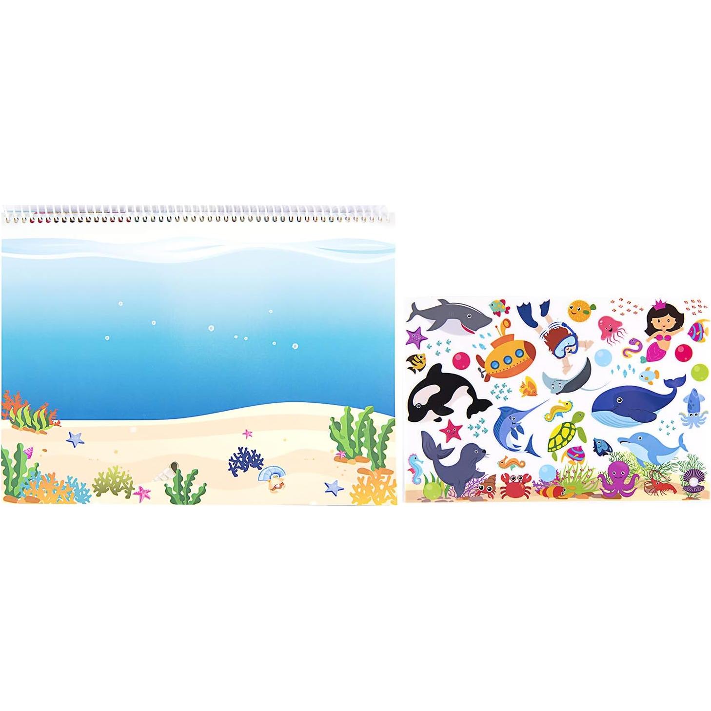 Libro de Pegatinas Mágicas Giggles y Pebbles - 170 Piezas