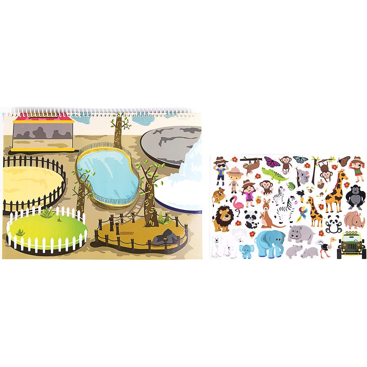 Libro de Pegatinas Mágicas Giggles y Pebbles - 170 Piezas