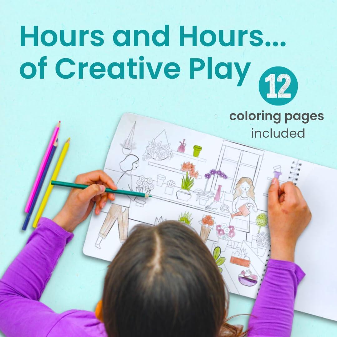 Libro de Stickers CUPKIN Todo Alrededor de la Ciudad 500+ Stickers