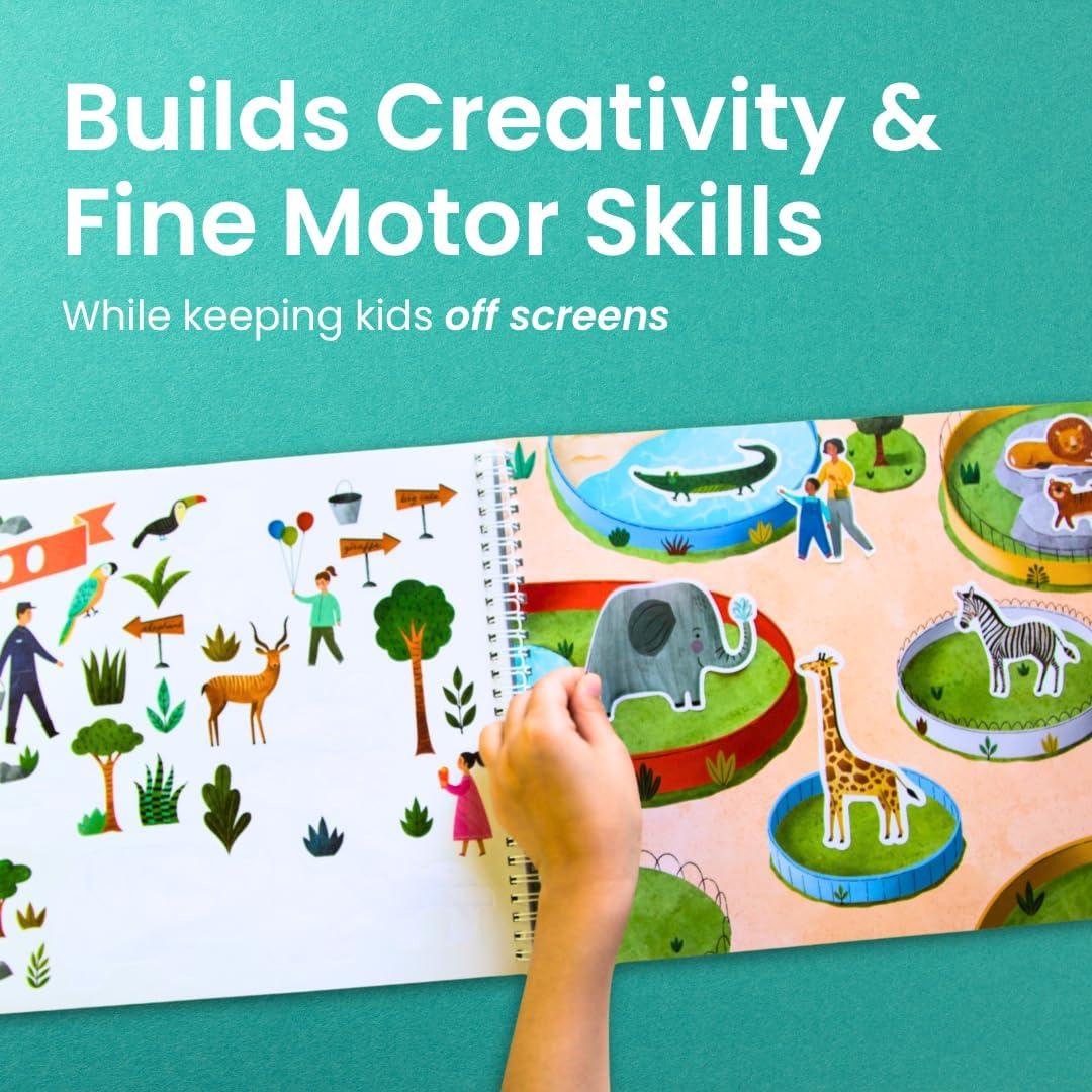 Libro de Stickers CUPKIN Todo Alrededor de la Ciudad 500+ Stickers